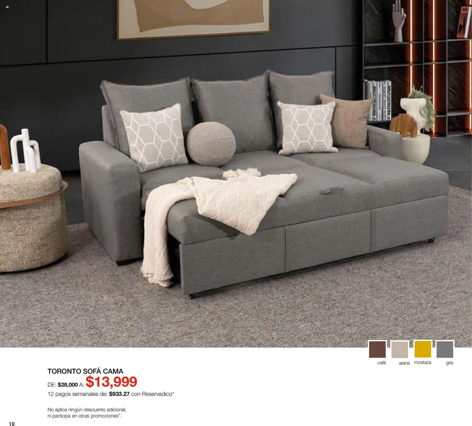 Nuevas ofertas de Muebles Dico válidas en toda la República Mexicana desde el 07.05.2026. ¡Encuentra las mejores ofertas en Muebles Dico catálogo Medio año, medio precio! | Página: 10
