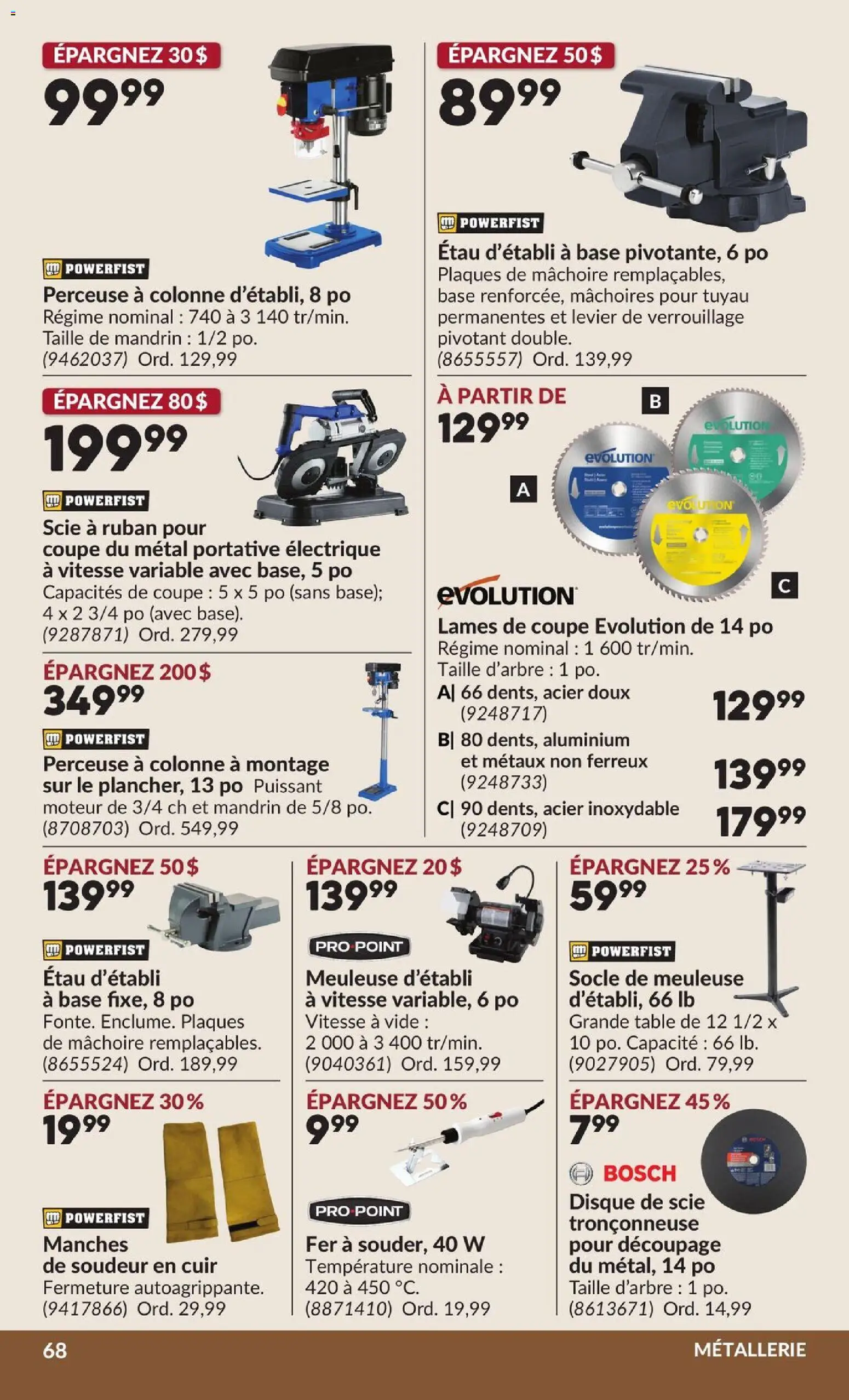 Princess Auto flyer valid from Sep 22, 2026 | Page: 73 | Products: Table