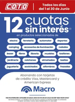 Vista previa Coto - Banco Macro Junio válido desde el 01.06.2026