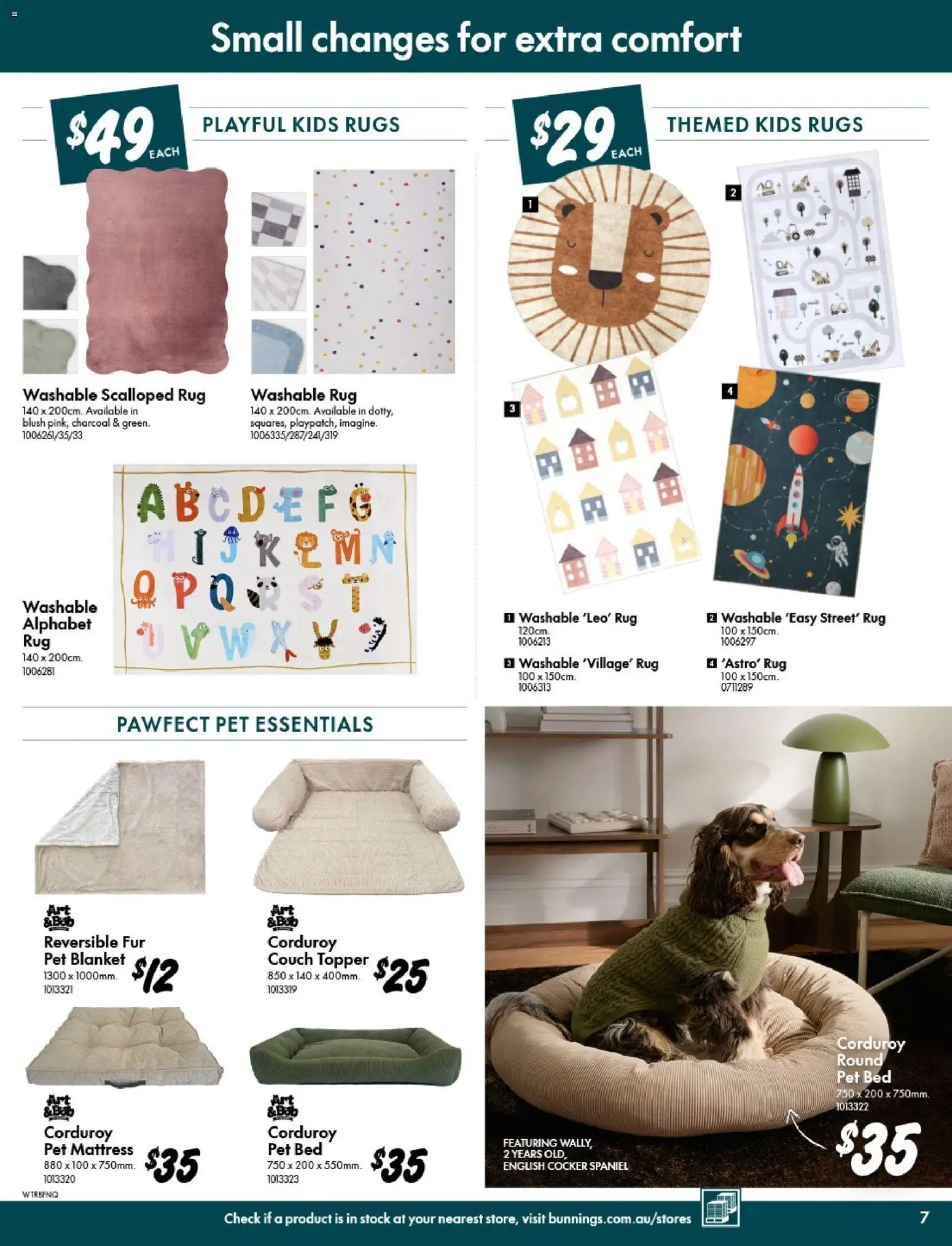 Bunnings Warehouse catalogue - valid from 29.04.2026 | Page: 7 | Products: Fur, Blush, Rugs, Mattress