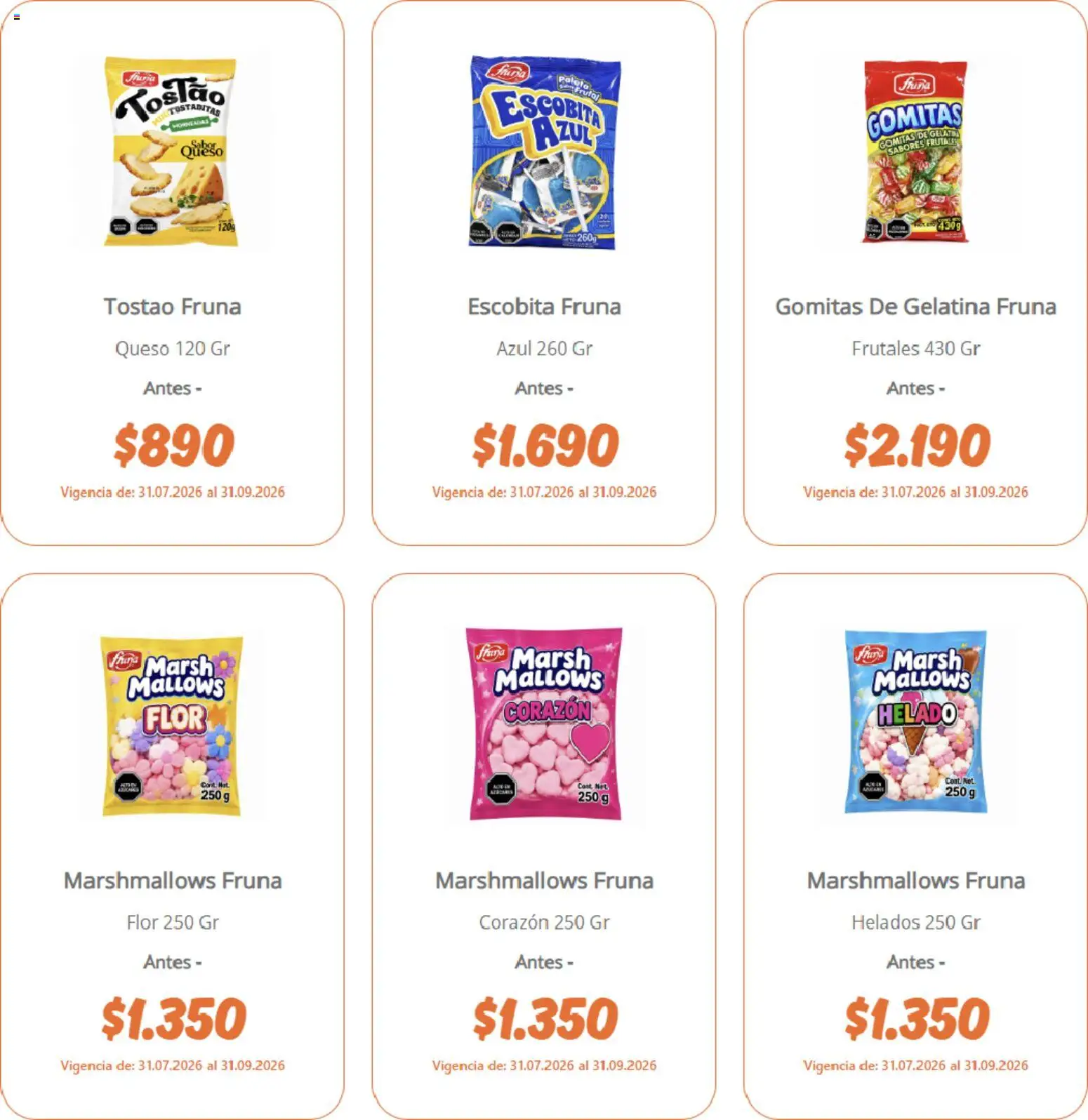 Mayorista 10 Ofertas │ válido desde el 30.07.2026 | Página: 6 | Productos: Queso, Gomitas, Gelatina, Helado