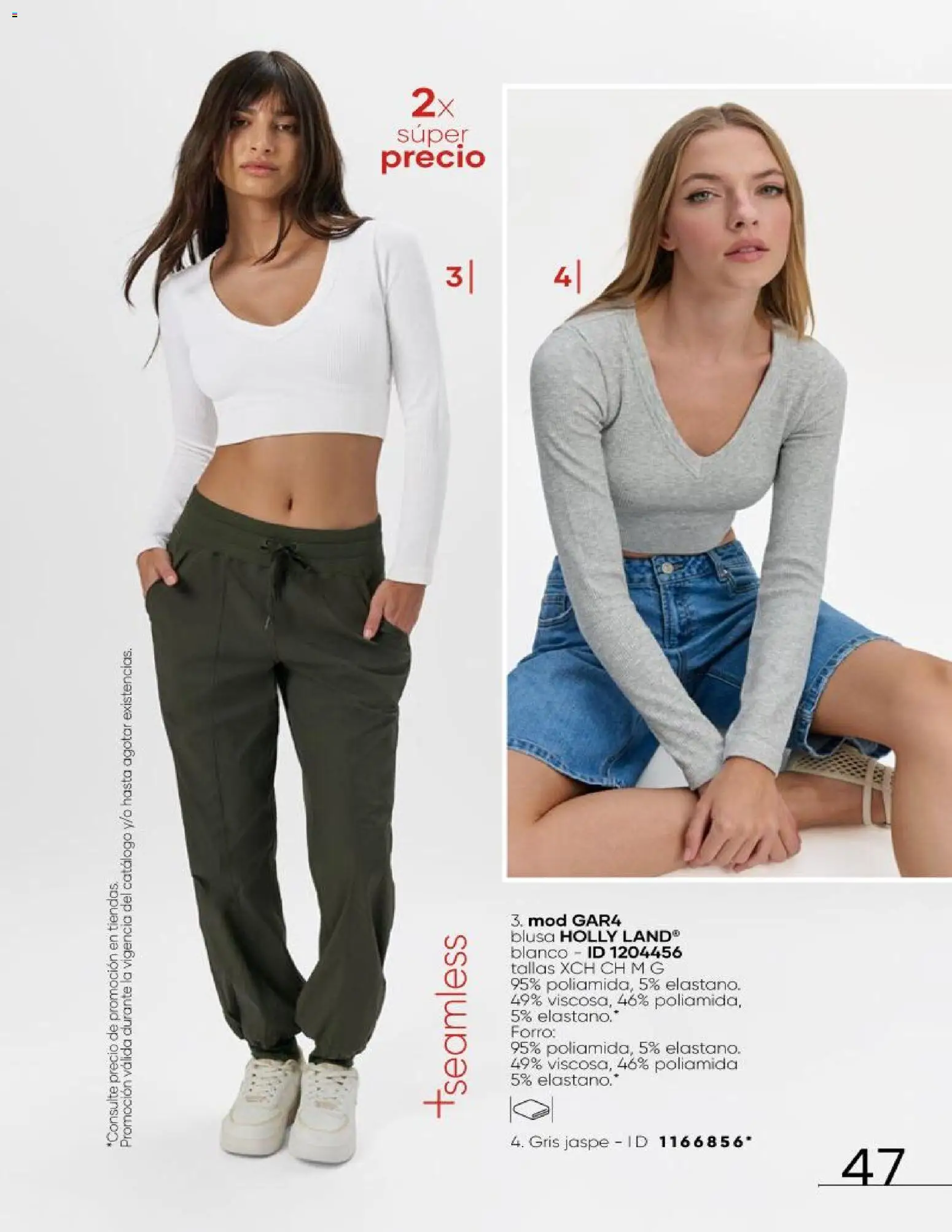 Nuevas ofertas de Price Shoes válidas en toda la República Mexicana desde el 16.06.2026. ¡Encuentra las mejores ofertas en Price Shoes catálogo Cierre de temporada! | Página: 47 | Productos: Blusa