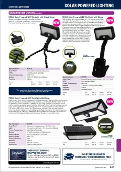 Preview of Engineering & Scientific Catalogue 2026/2027 - valid from 31/08/2026 | Page: 544 | Products: Solar lighting, Batteries, Cable, Portable