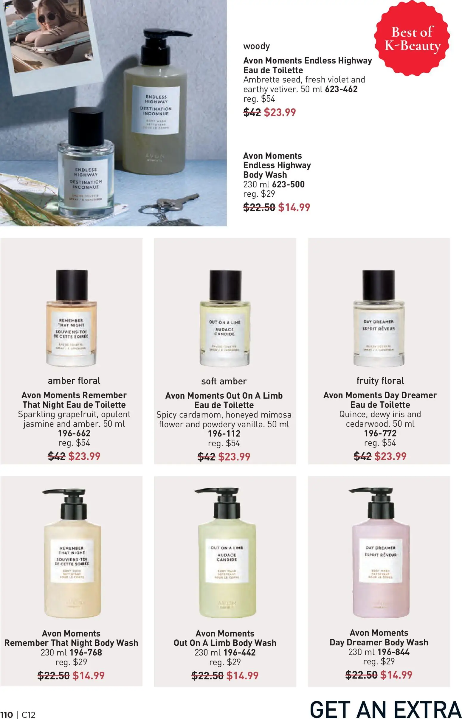 Avon flyer valid from 04.06.2026 | Page: 110 | Products: Eau de toilette, Body wash, Toilette