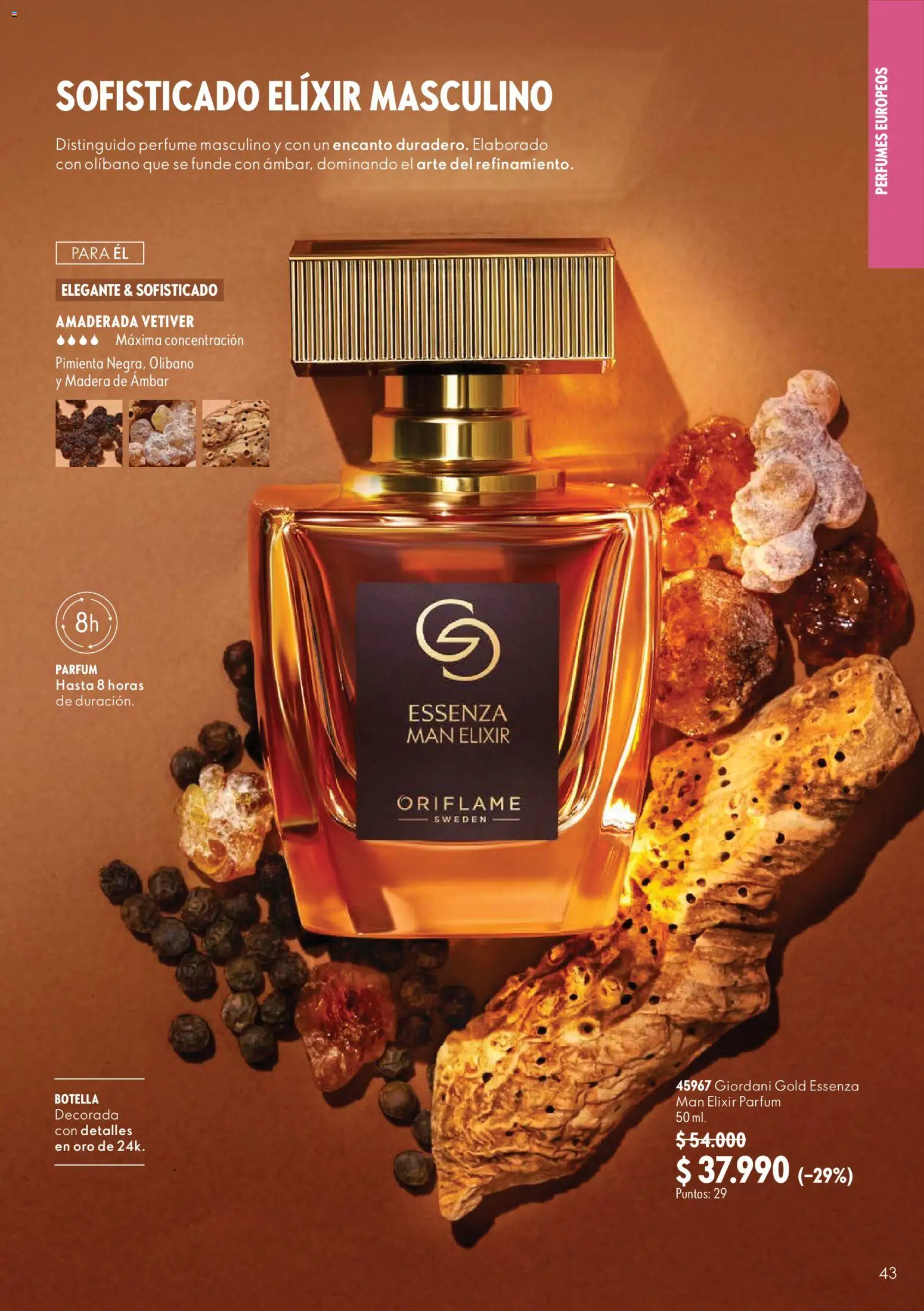Oriflame Ofertas │ válido desde el 10.07.2026 | Página: 43 | Productos: Pimienta, Perfume, Botella