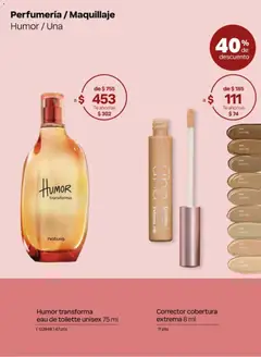 Vista previa de Natura campaña 11 2026, nuevo folleto de la tienda, válido en México a partir del 10/07/2026 | Página: 8 | Productos: Té, Eau de toilette, Maquillaje, Corrector