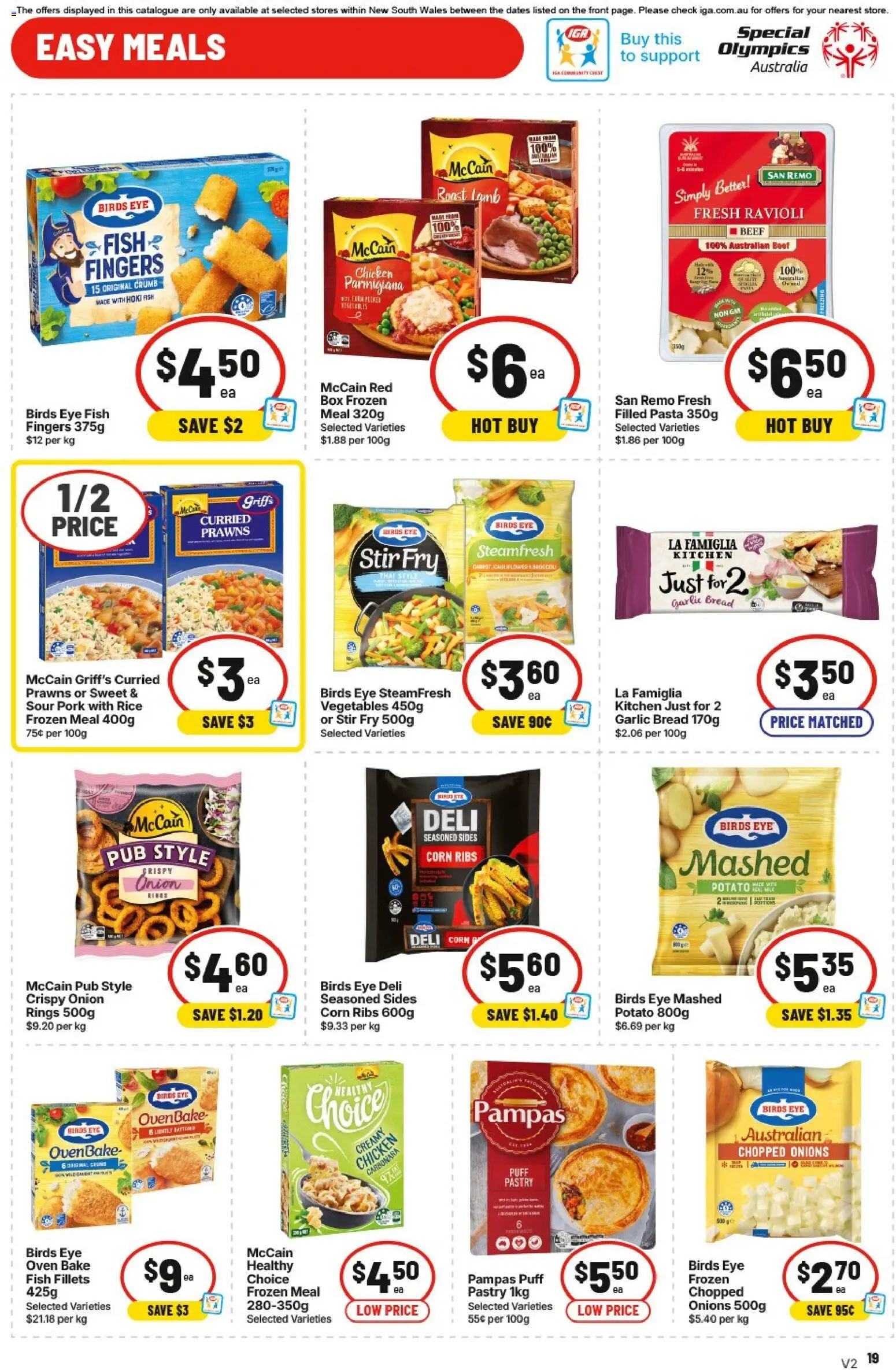 IGA catalogue - valid from 13.05.2026 | Page: 20 | Products: Fish, Pasta, Prawns, Oven