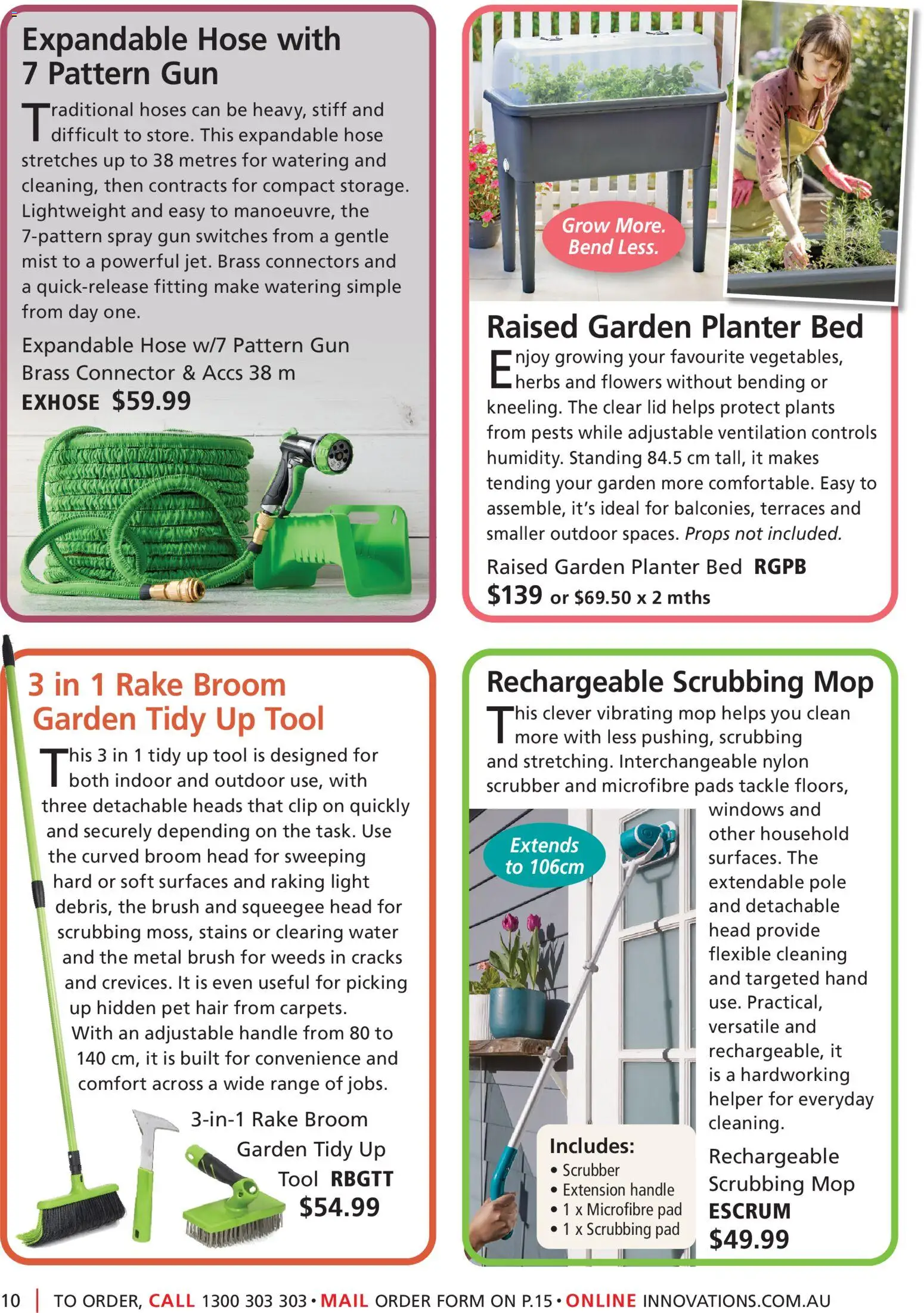 Innovations catalogue - valid from 24/08/2026 | Page: 10 | Products: Light, Flowers, Clip, Broom