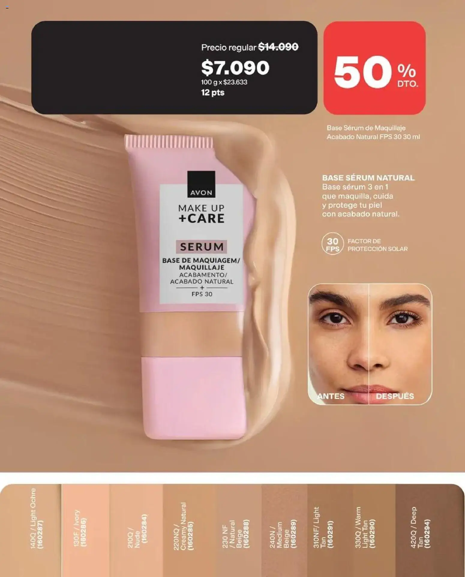 Catálogo Avon Campaña 13 │ válido desde el 31.08.2026 | Página: 44 | Productos: Maquillaje, Base, Serum