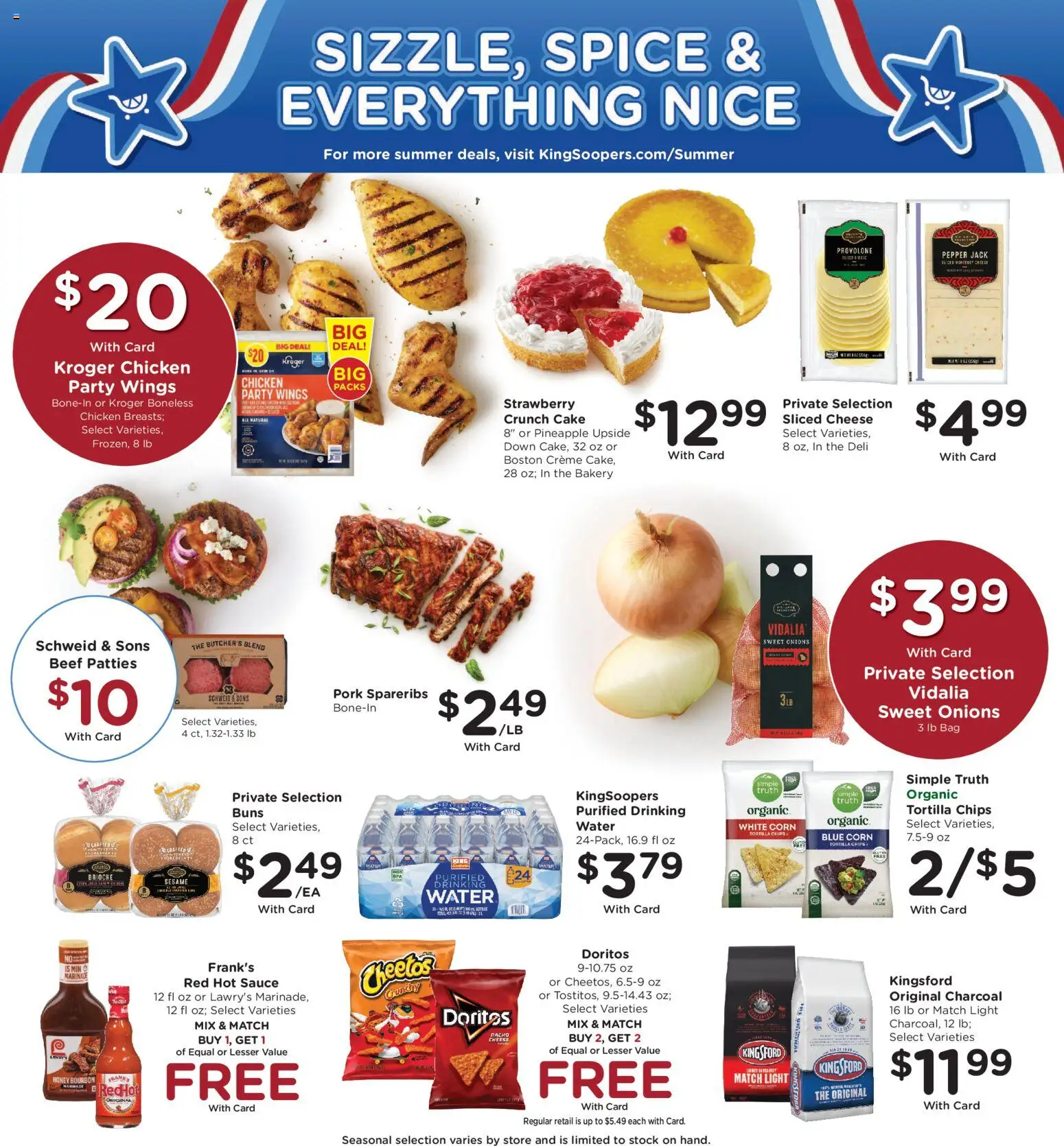 King Soopers Weekly Ad - valid from 08/05/2026 | Page: 11 | Products: Corn, Beef, Water, Bag