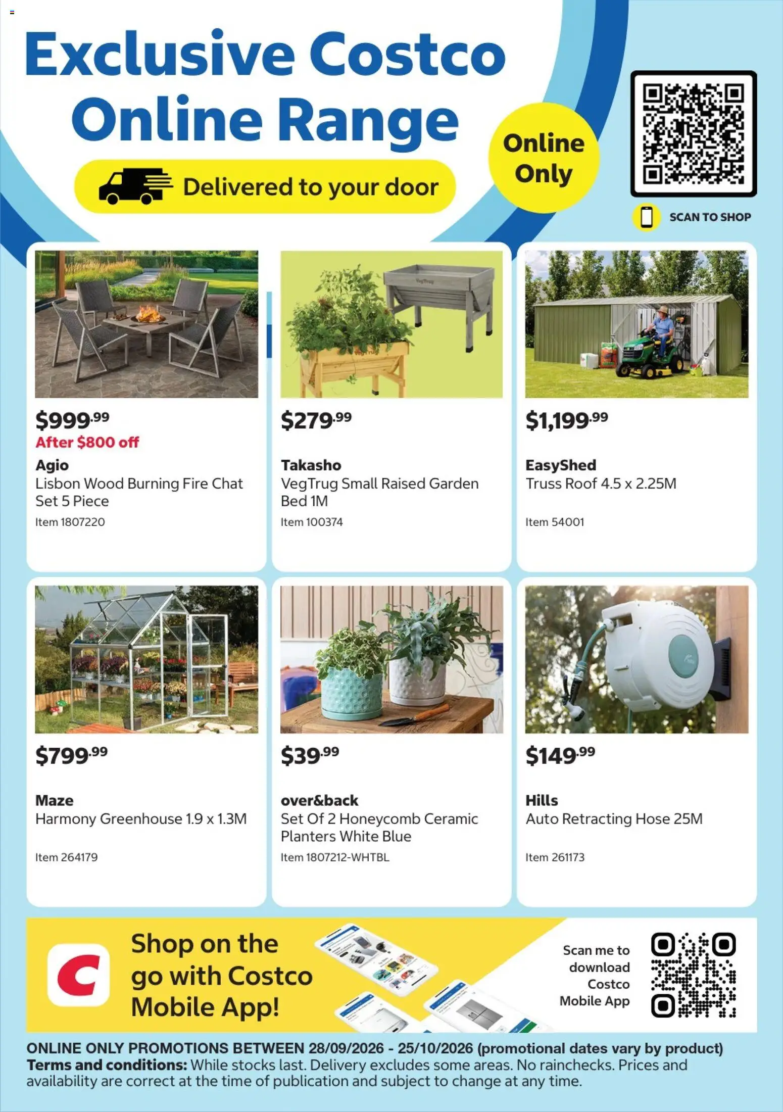Costco catalogue - valid from 28/09/2026 | Page: 12 | Products: Door, Wood, Mobile, Bed