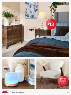 Preview of Kmart Winter Living - valid from 13.05.2026 | Page: 26 | Products: Bedside table, Table, Candle