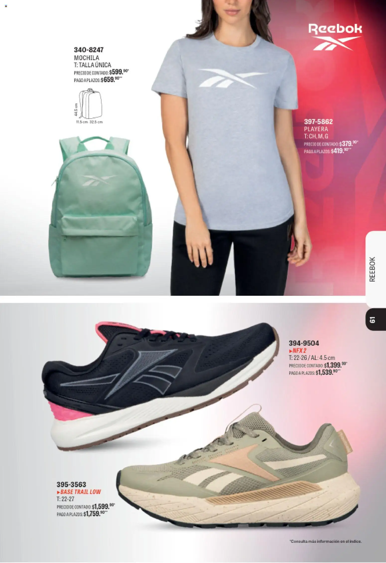 Nuevas ofertas de Andrea válidas en toda la República Mexicana desde el 09/08/2026. ¡Encuentra las mejores ofertas en Andrea catálogo Deportivo Completo! | Página: 61