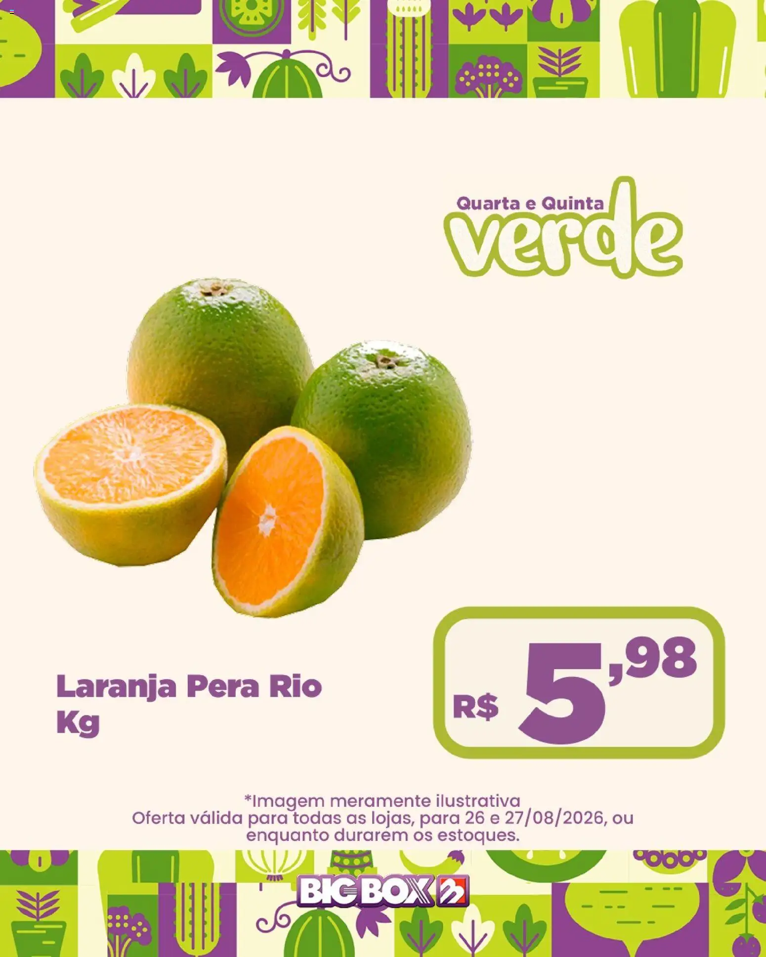 Big Box Folheto - válido de 26/08/2026 | Página: 8 | Produtos: Pera