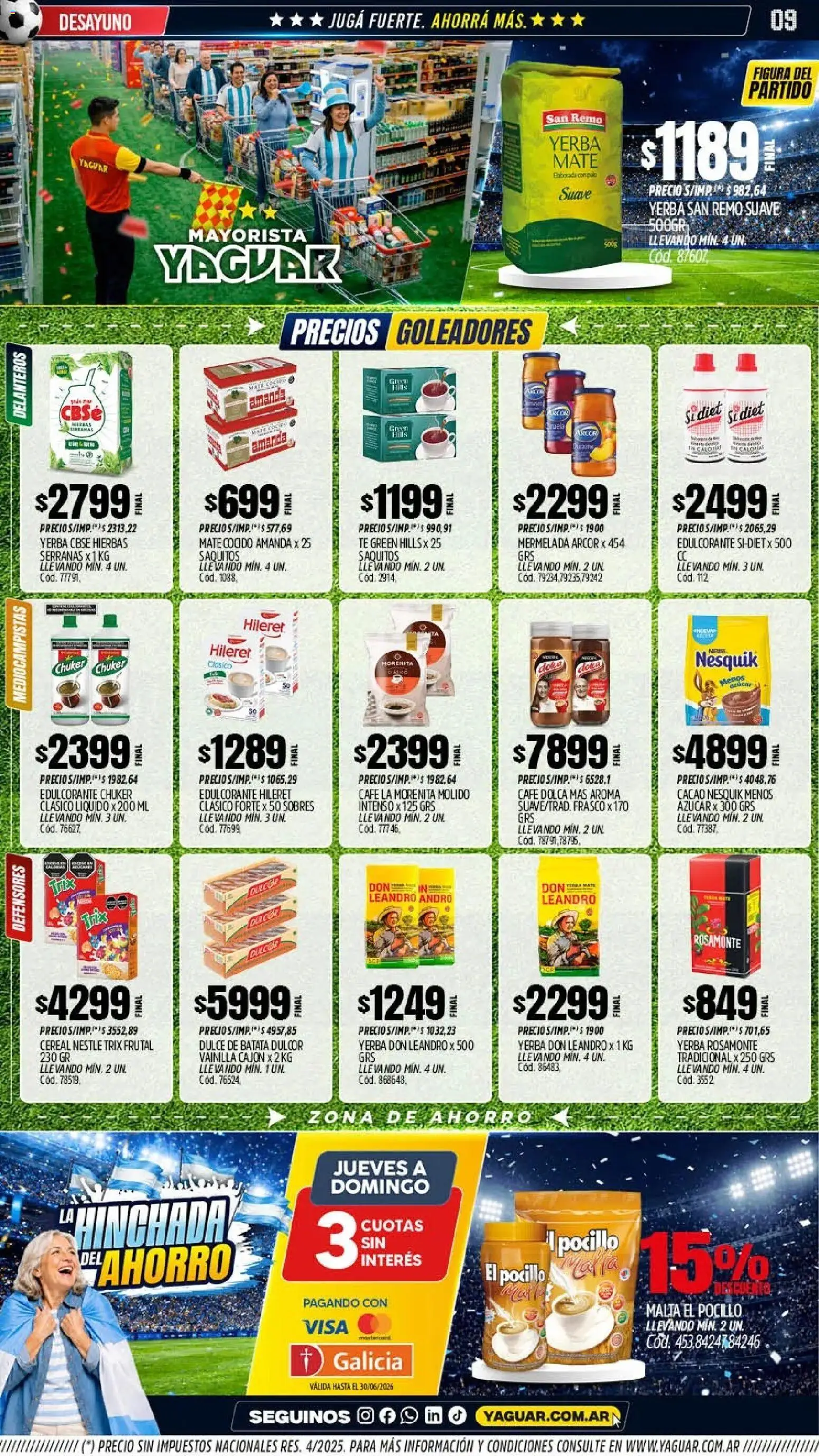 Yaguar - Oferta Semanal Chaco │ válido desde el 22/06/2026 | Página: 8
