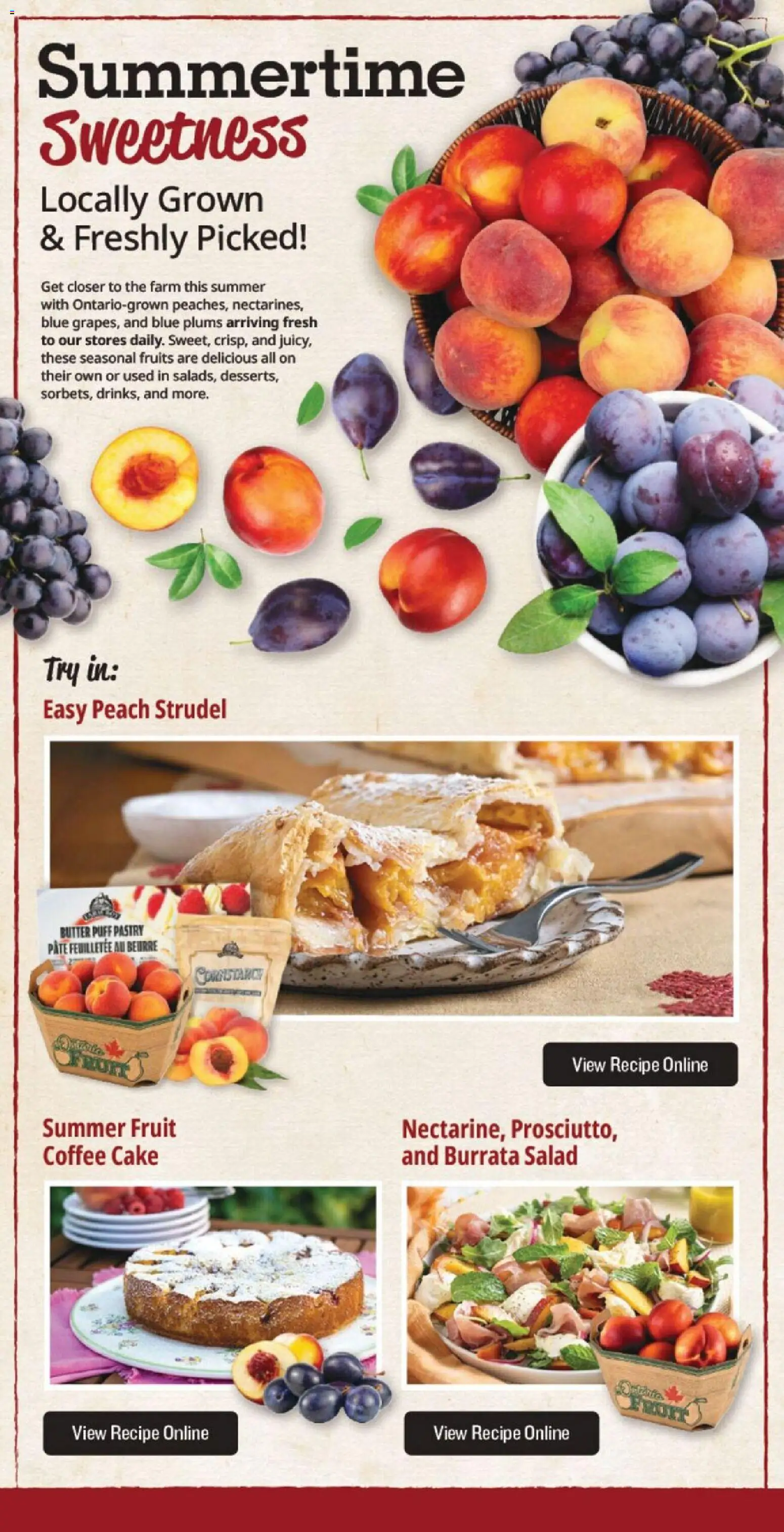 Farm Boy flyer valid from Aug 20, 2026 | Page: 7 | Products: Fruit, Cake, Plums, Coffee