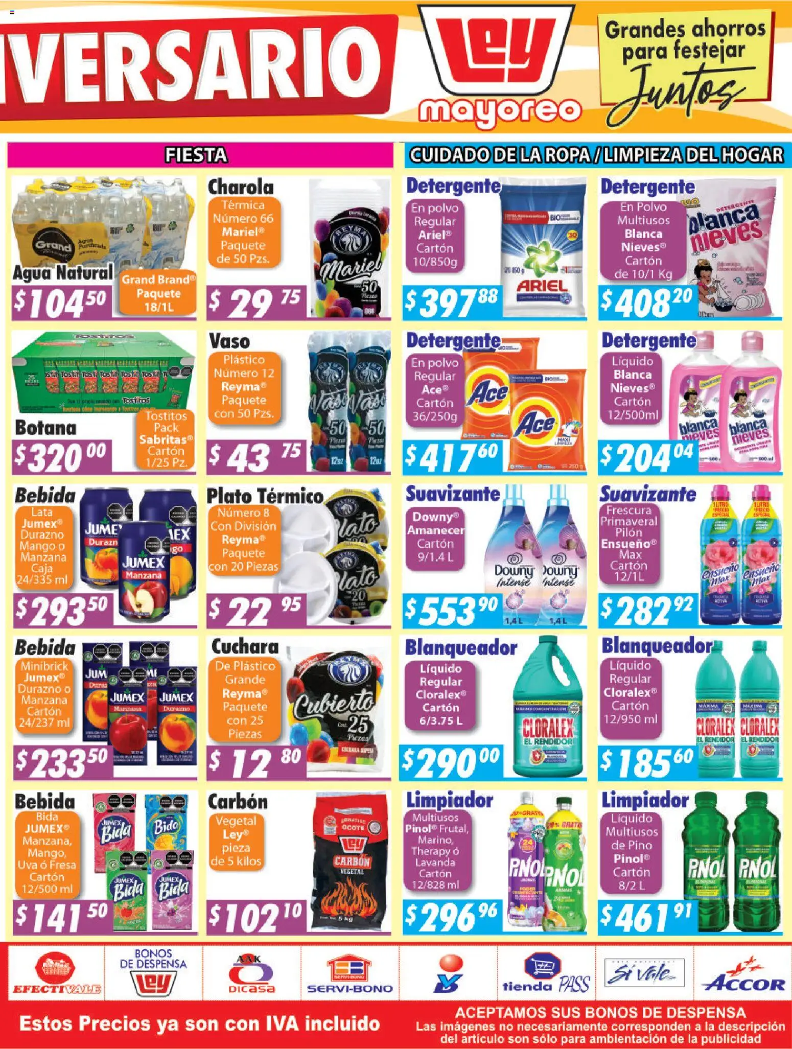Nuevas ofertas de Casa Ley válidas en toda la República Mexicana desde el 21/09/2026. ¡Encuentra las mejores ofertas en Casa Ley folleto Tepic! | Página: 6 | Productos: Fresa, Durazno, Suavizante, Cuchara