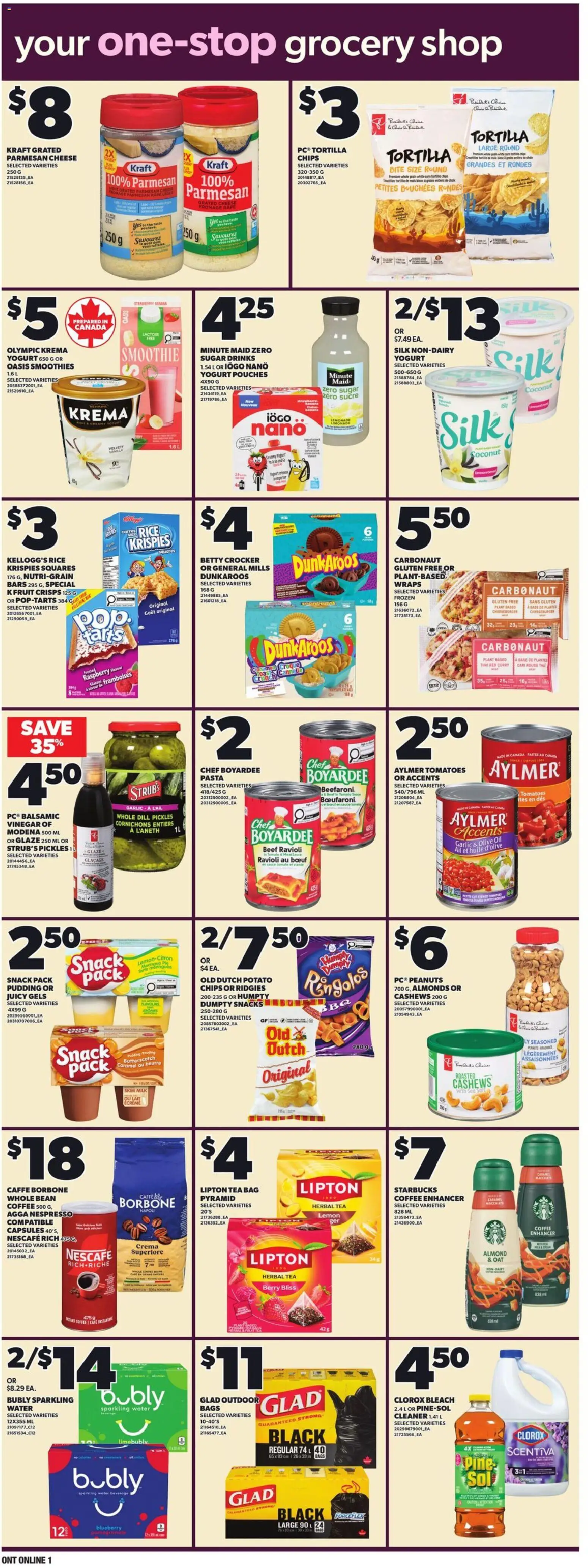 Loblaws flyer valid from Aug 6, 2026 | Page: 5 | Products: Rice, Tea, Bag, Coffee
