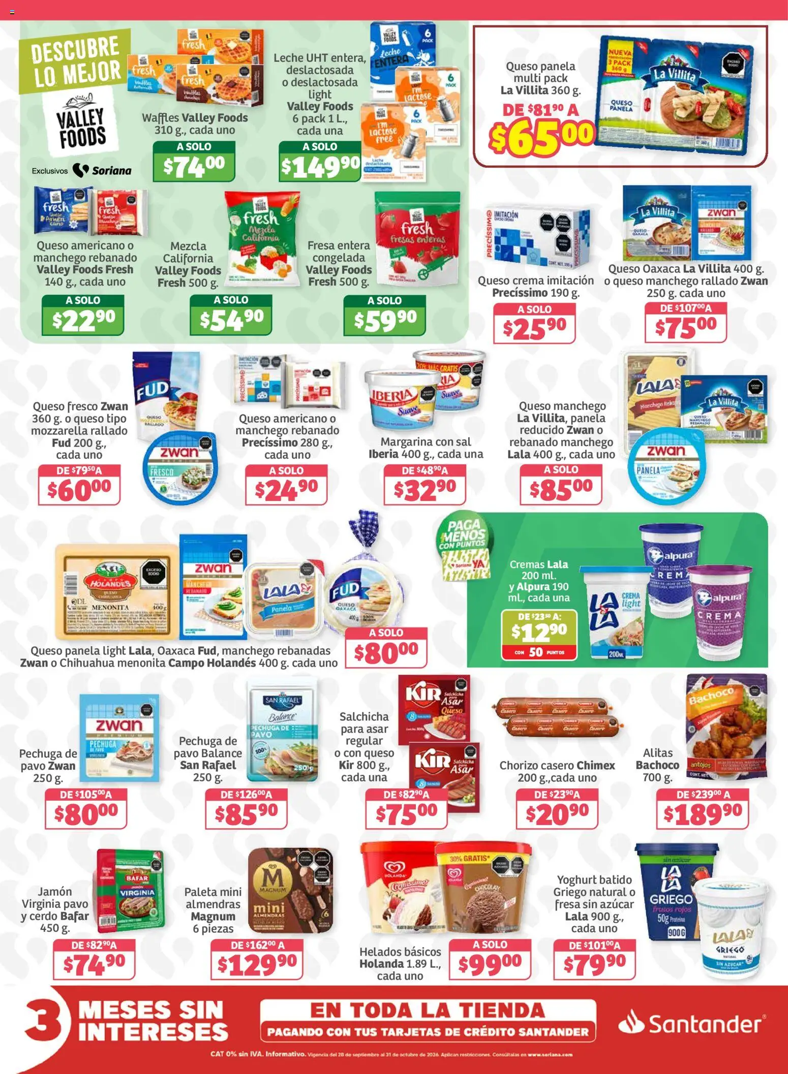 Nuevas ofertas de Soriana válidas en toda la República Mexicana desde el 09/10/2026. ¡Encuentra las mejores ofertas en Soriana folleto En México Oferta se dice Soriana! | Página: 4