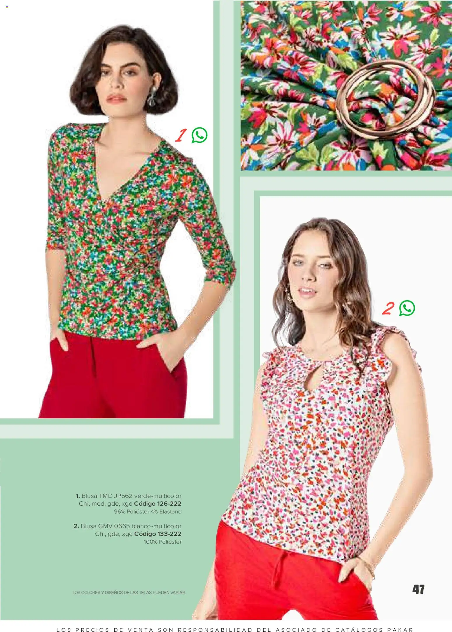 Nuevas ofertas de SC Pakar válidas en toda la República Mexicana desde el 30.01.2026. ¡Encuentra las mejores ofertas en SC Pakar catálogo Ropa! | Página: 47 | Productos: Blusa