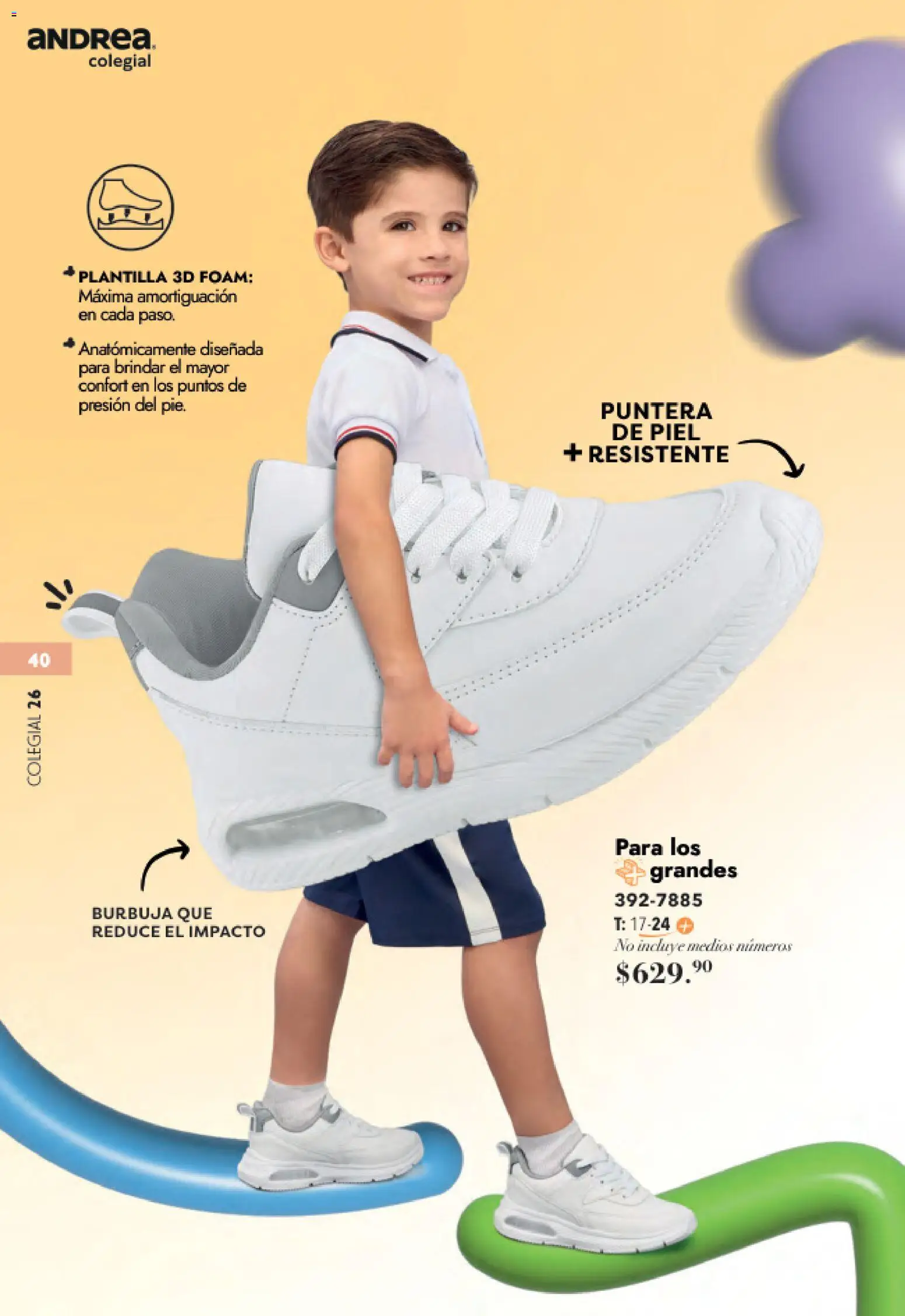 Nuevas ofertas de Andrea válidas en toda la República Mexicana desde el 23/05/2026. ¡Encuentra las mejores ofertas en Andrea catálogo Colegial! | Página: 40