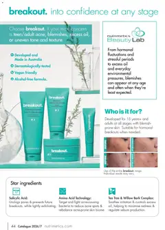 Preview of Nutrimetics Catalogue Product 2026-27 - valid from 01/09/2026 | Page: 44 | Products: Ingredients, Oil, Tea, Blemish