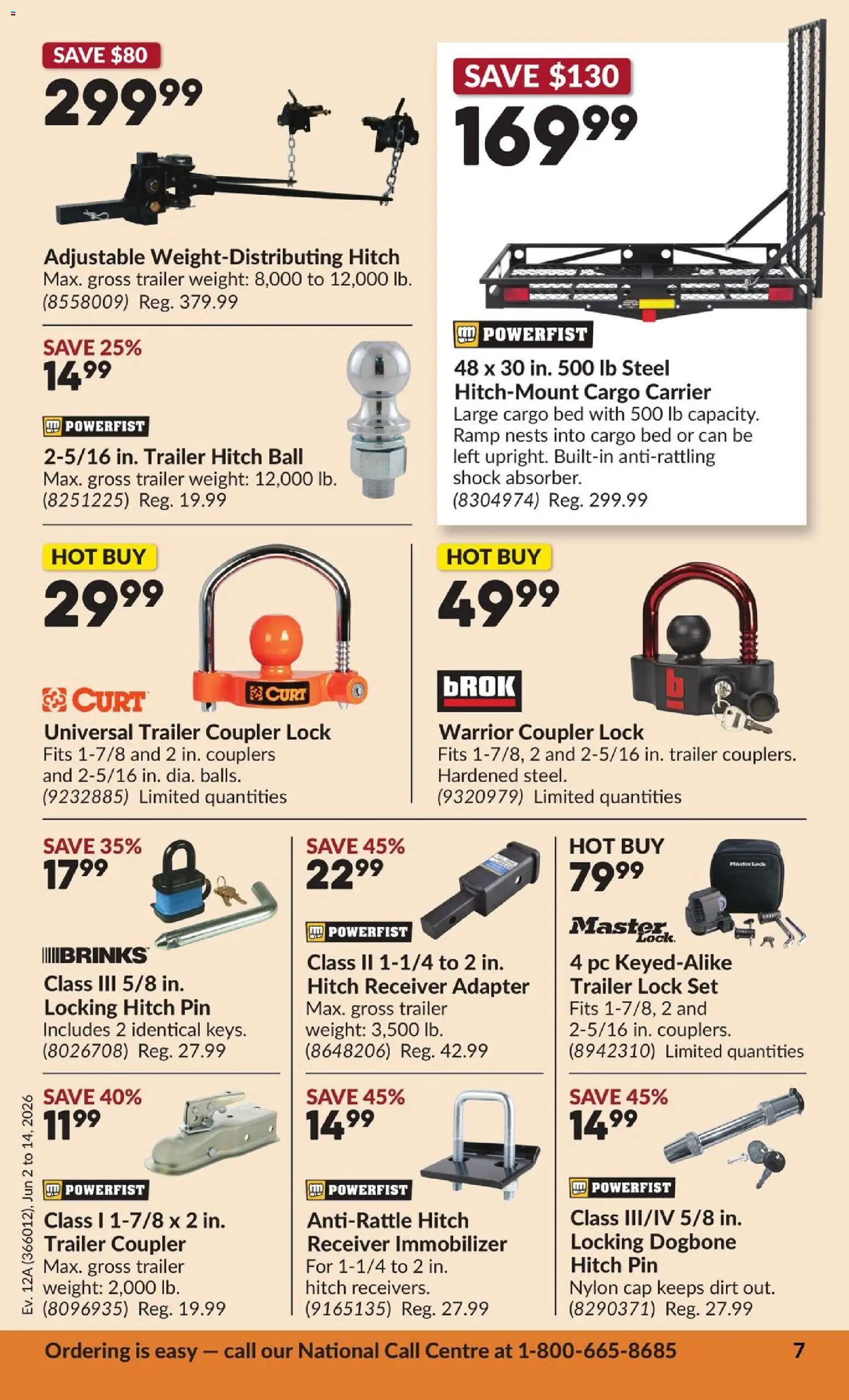 Princess Auto flyer valid from 02.06.2026 | Page: 8 | Products: Cap, PC, Adapter, Bed
