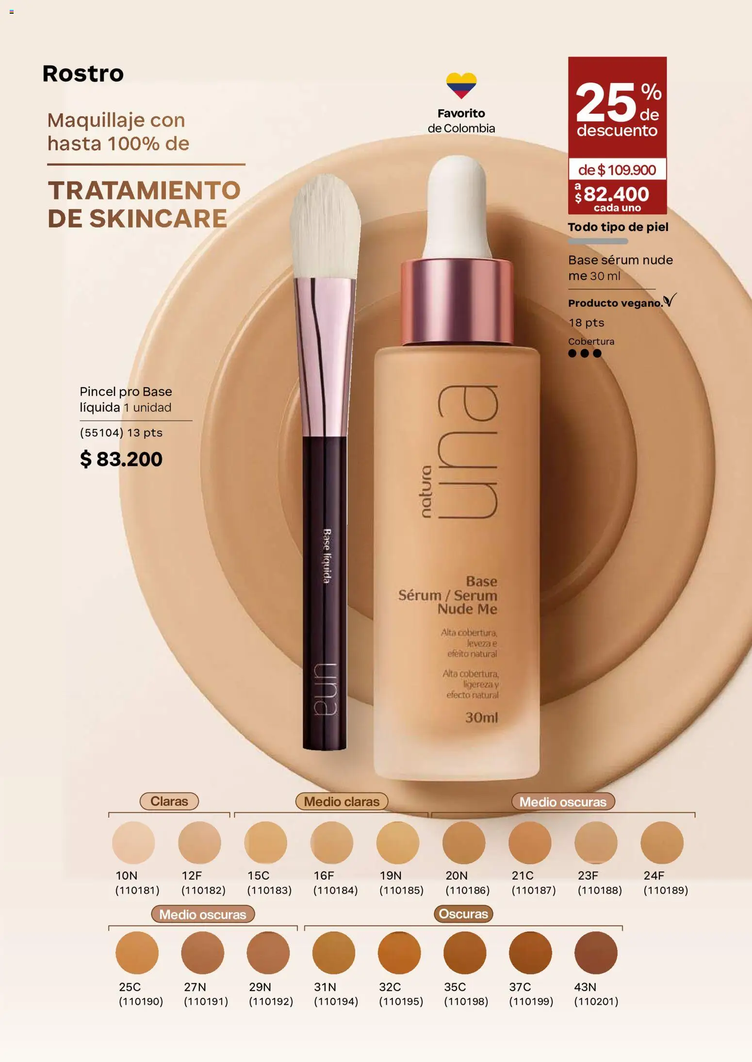 Natura revista - valida desde el 11.06.2026 | Página: 56 | Productos: Serum, Maquillaje