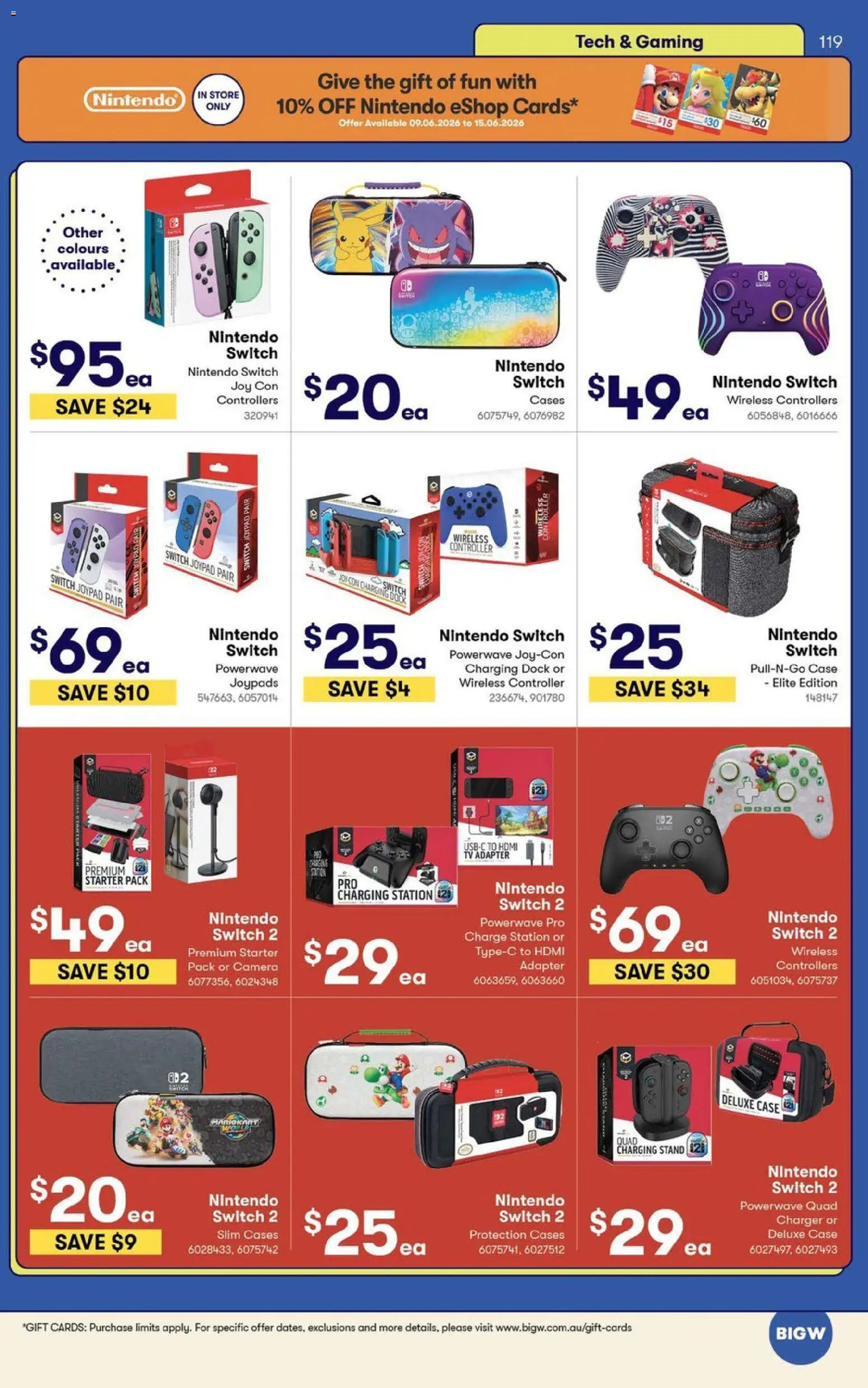 Big W catalogue - valid from 09.06.2026 | Page: 119 | Products: Door, Charger, Tv, Case