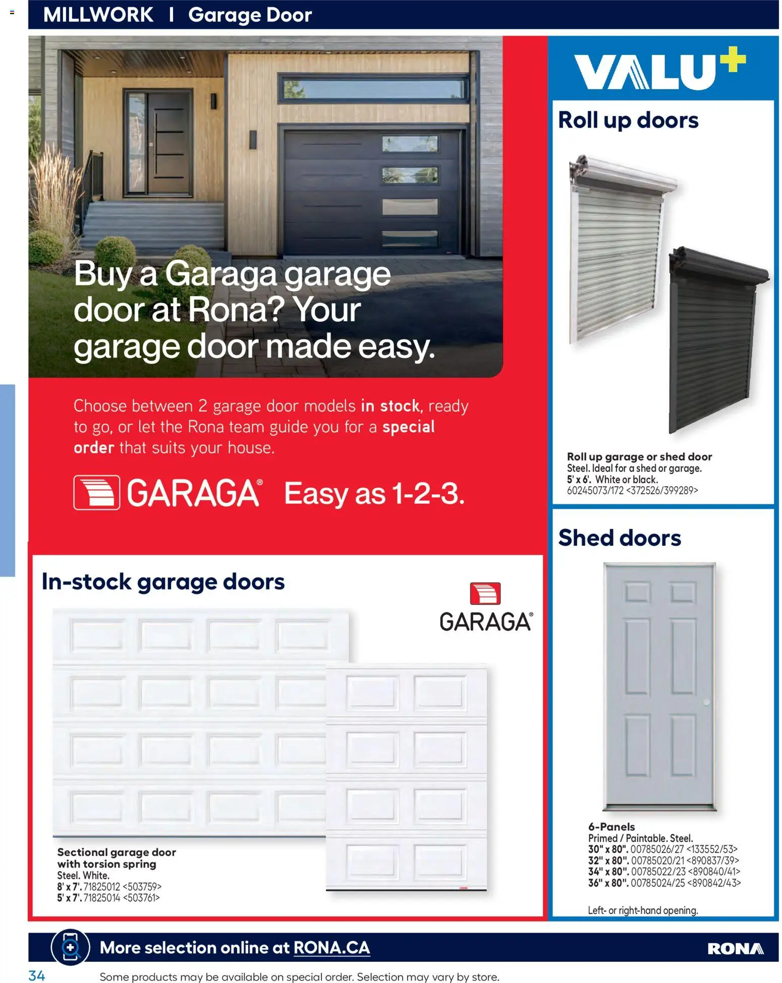 Rona flyer valid from Feb 26, 2026 | Page: 34 | Products: Door