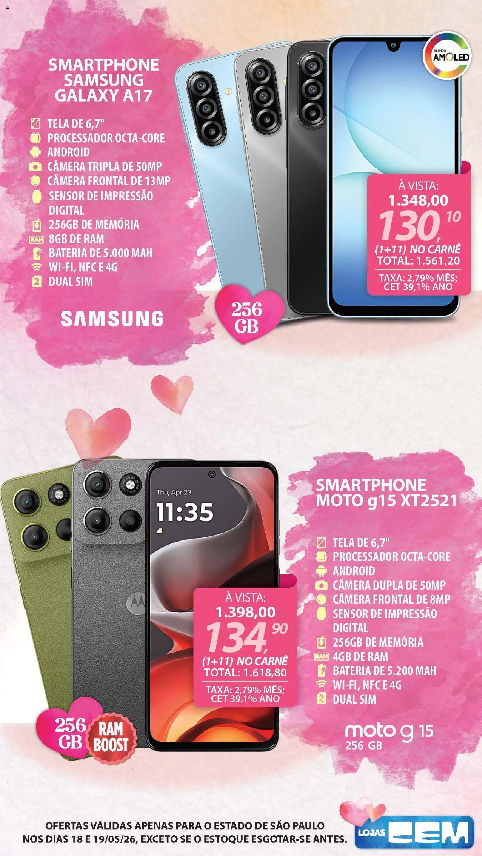 Lojas Cem - Ofertas atuais de 18/05/2026 ? Não perca as melhores promoções! | Brasil