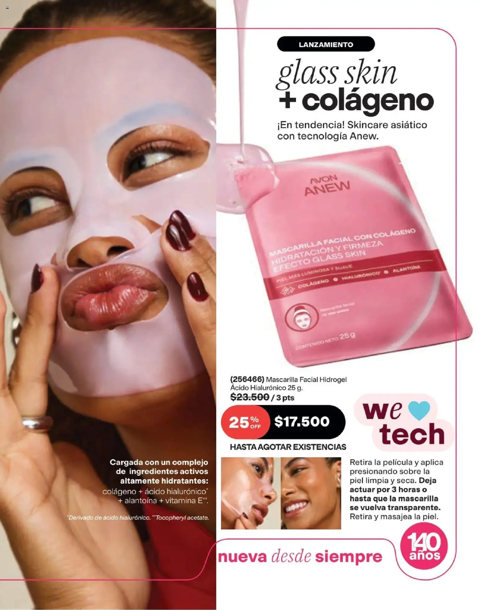 Avon revista - valida desde el 16/08/2026 | Página: 23 | Productos: Ingredientes, Sobre, Mascarilla