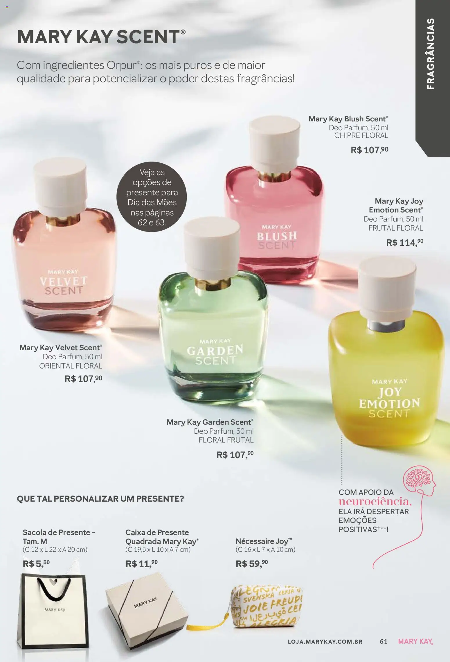 Mary Kay Folheto - válido de 01/03/2026 | Página: 61 | Produtos: Blush, Necessaire, Caixa