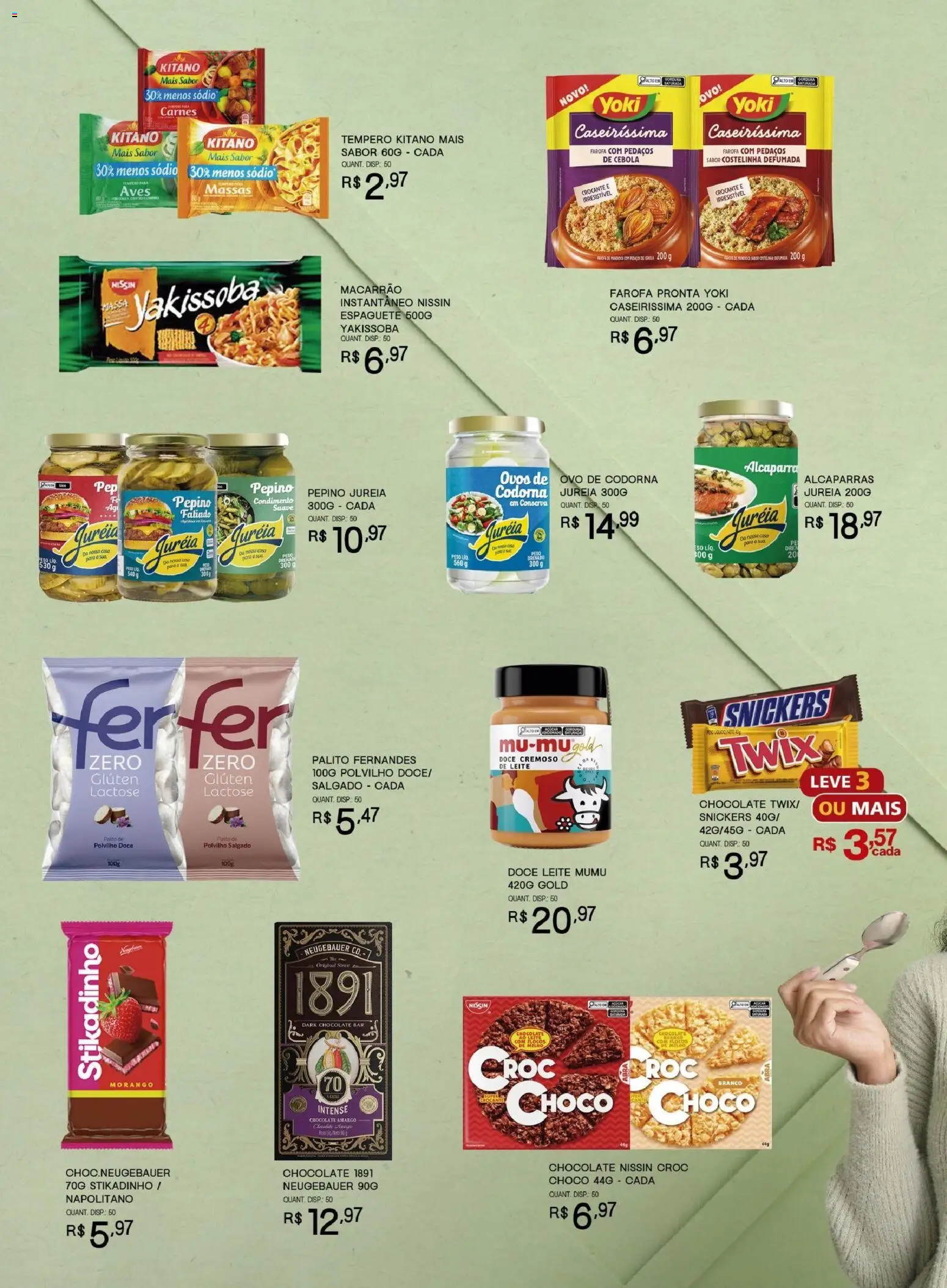 Bistek Supermercados Folheto - válido de 30/09/2026 | Página: 2 | Produtos: Polvilho, Leite, Macarrão instantâneo, Farofa