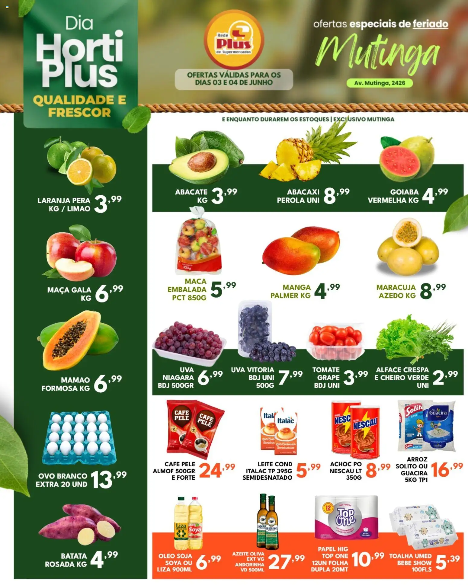 Rede Plus Supermercados Folheto - válido de 03.06.2026 | Página: 1