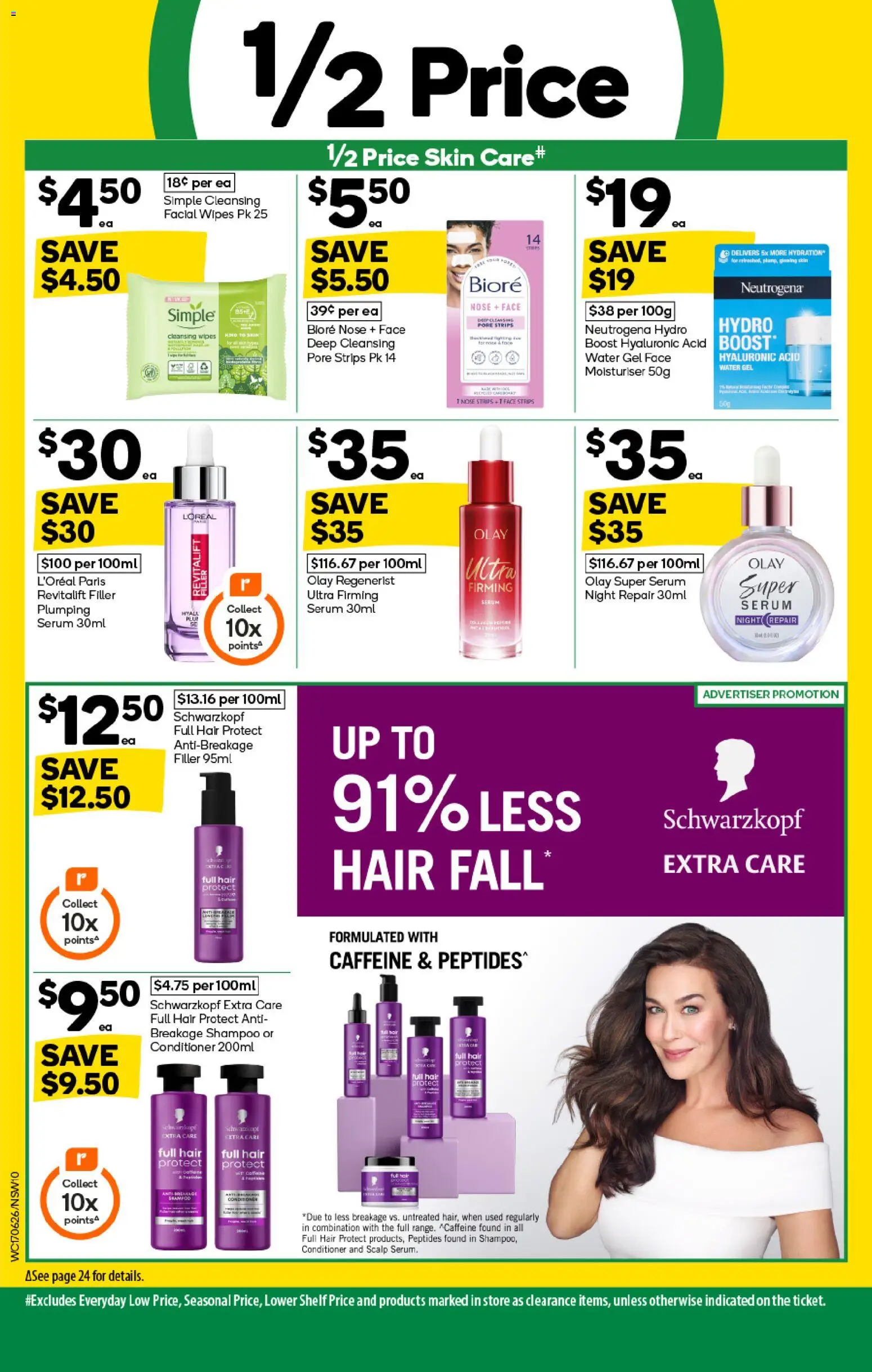 Woolworths catalogue - valid from 17.06.2026 | Page: 10 | Products: Shelf, Shampoo, Conditioner, Water