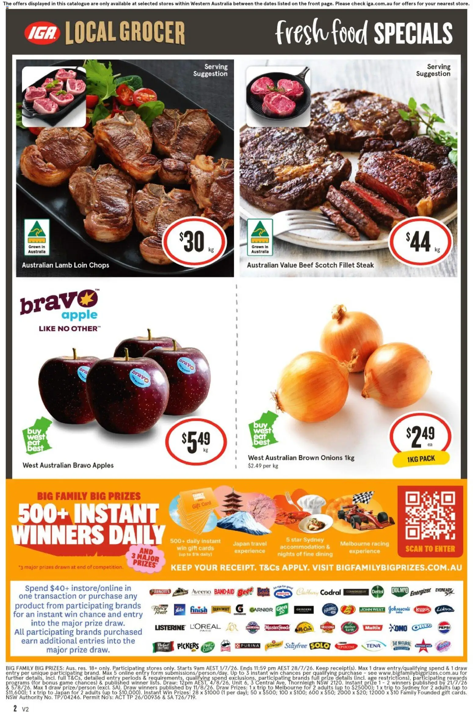IGA catalogue - valid from 15/07/2026 | Page: 8 | Products: Fish, Cream, Ice cream, Fridge