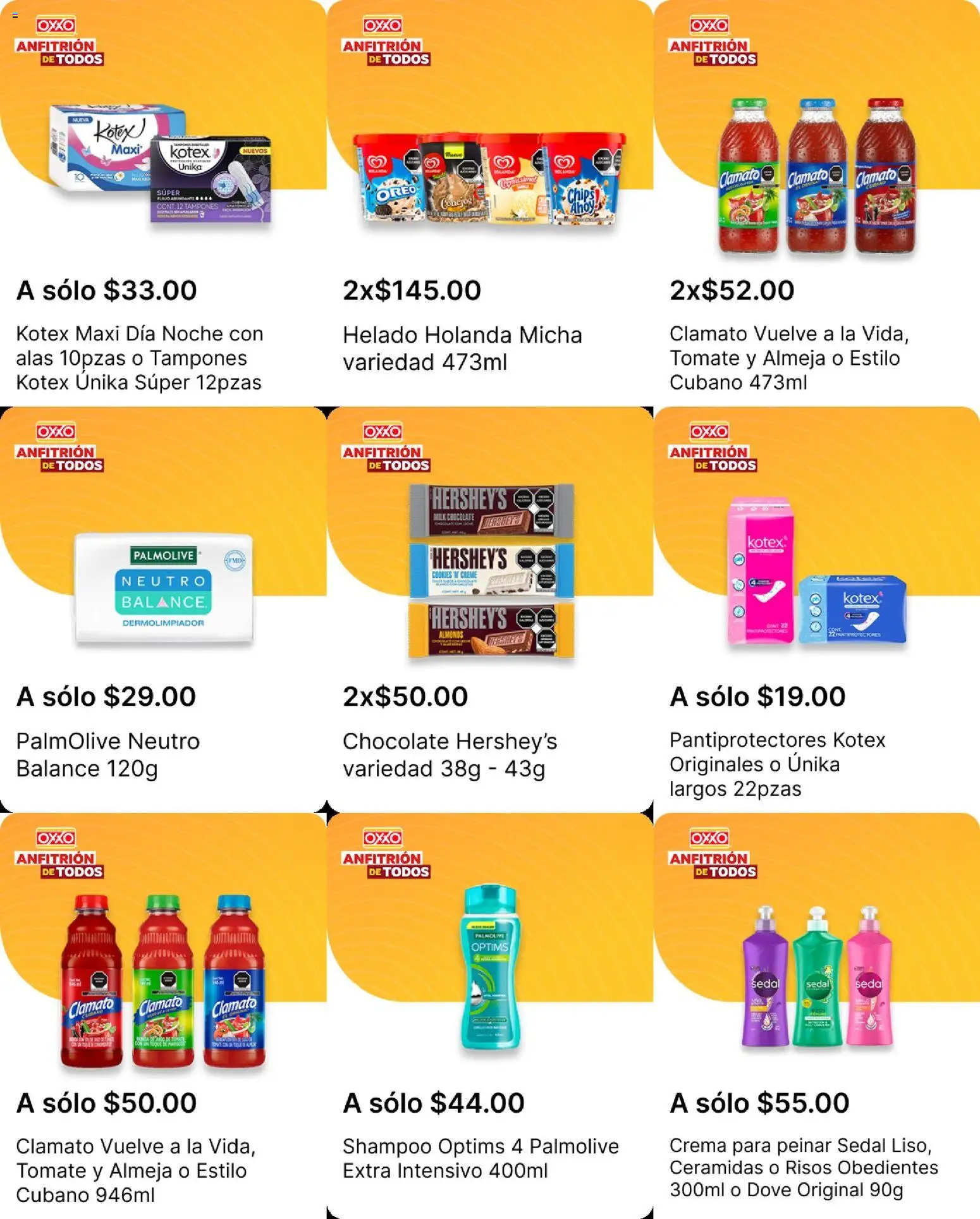 Nuevas ofertas de OXXO válidas en toda la República Mexicana desde el 12.03.2026. ¡Encuentra las mejores ofertas en OXXO folleto! | Página: 22 | Productos: Crema, Tomate, Chocolate, Tampones