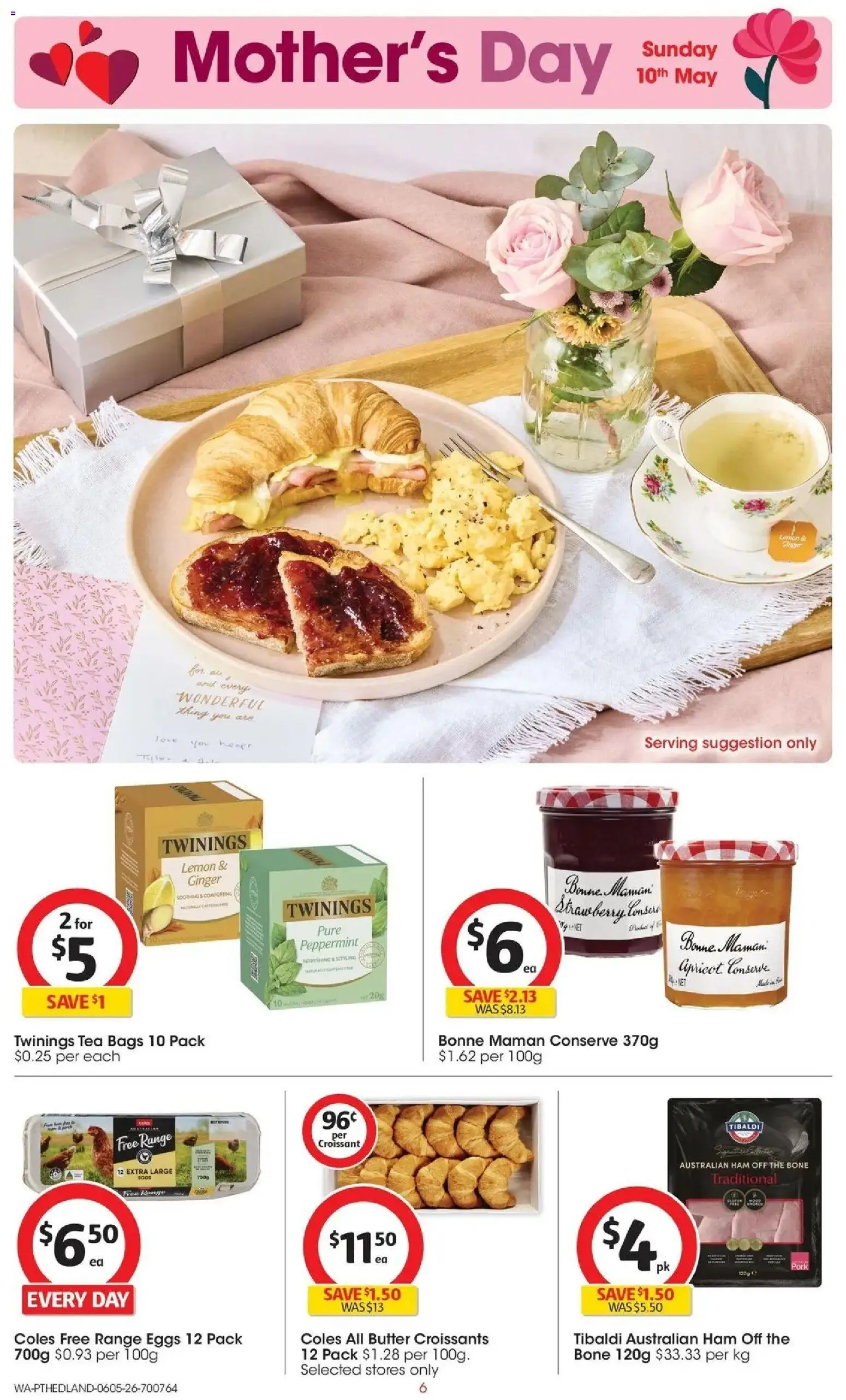 Coles catalogue - valid from 05.05.2026 | Page: 6 | Products: Eggs, Ginger, Tea, Lemon