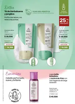 Natura catálogo Ciclo 14 -  Vista previa de la revista de la tienda Natura valido desde el 02/09/2026 | Página: 162 | Productos: Esencias, Jengibre, Shampoo, Acondicionador