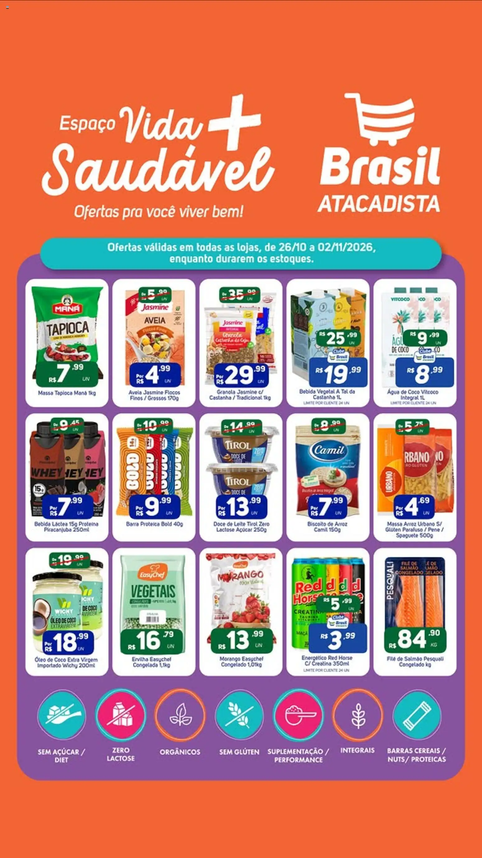 Brasil Atacadista Folheto - válido de 26/10/2026 | Página: 1