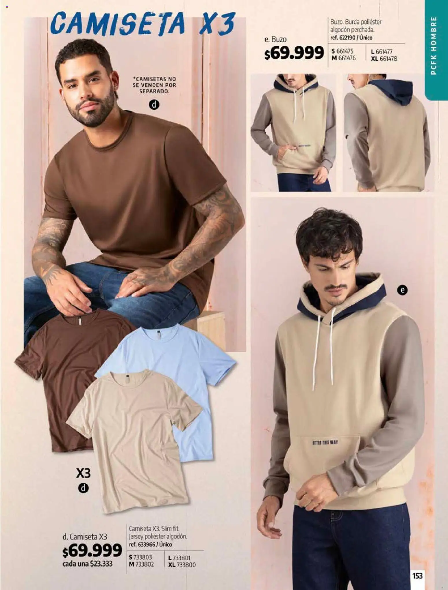Pacifika revista - valida desde el 12/07/2026 | Página: 153 | Productos: Algodón, Buzo, Camiseta