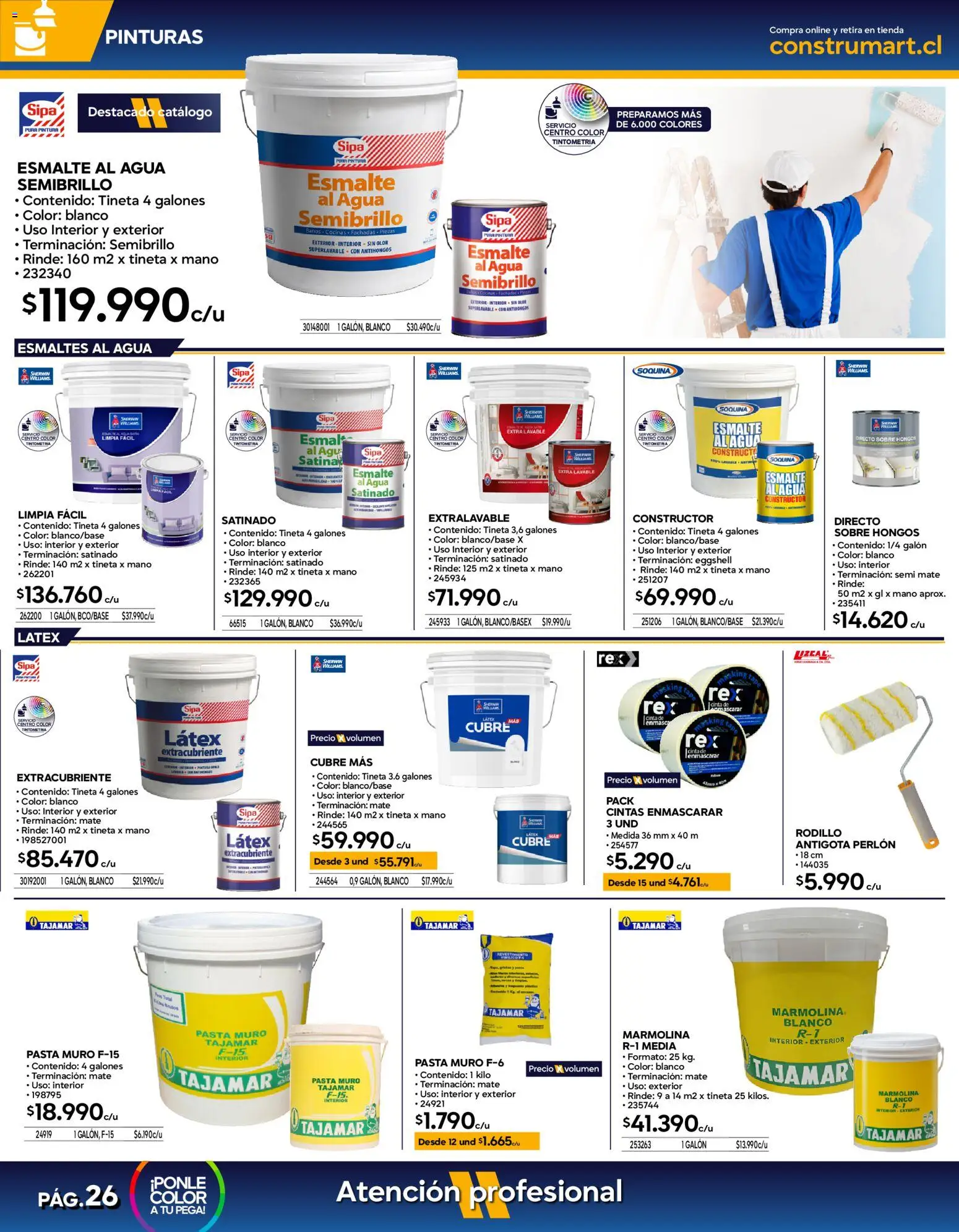 Construmart Ofertas │ válido desde el 31.07.2026 | Página: 24 | Productos: Hongos, Pintura, Sobre, Pasta