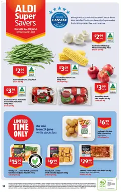 Preview of Aldi catalogue Special Buys - valid from 01/07/2026 | Page: 18 | Products: Herb, Apples, Tomatoes, Fruits