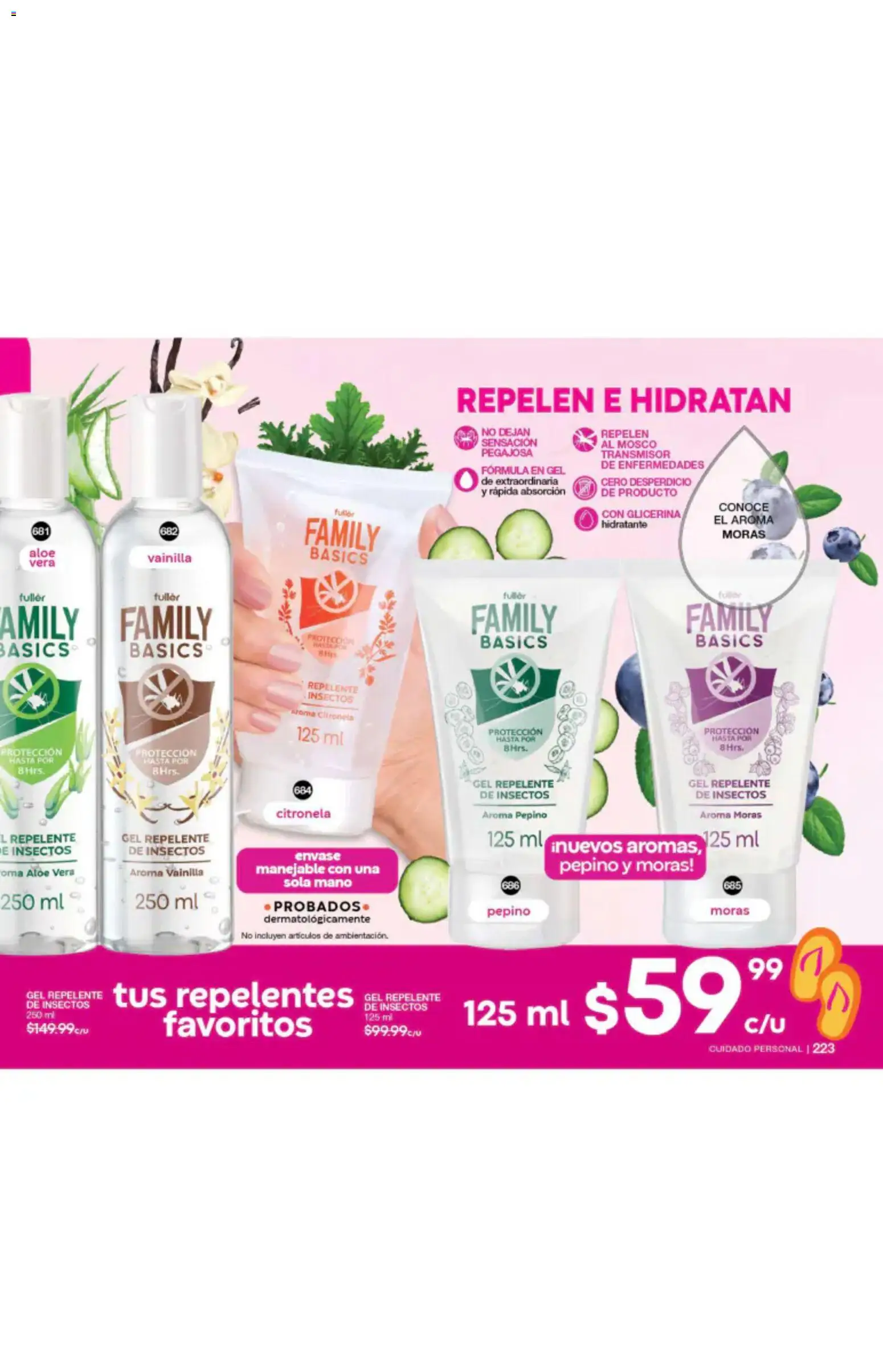 Nuevas ofertas de Fuller válidas en toda la República Mexicana desde el 27/05/2026. ¡Encuentra las mejores ofertas en Fuller campaña 4 2026! | Página: 223 | Productos: Repelente