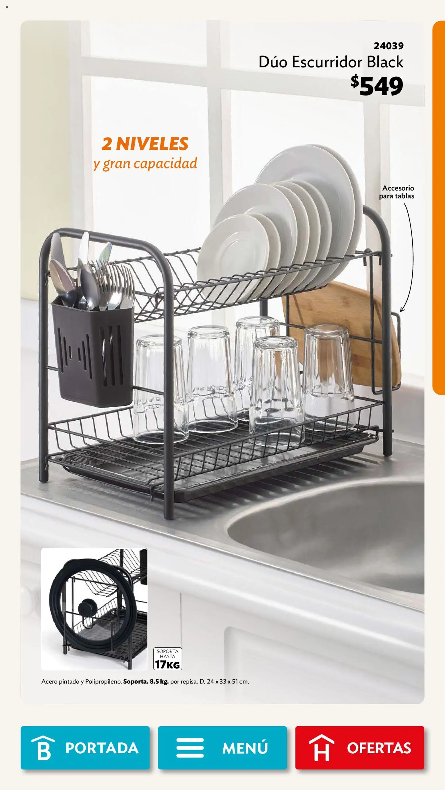Nuevas ofertas de Betterware válidas en toda la República Mexicana desde el 01/06/2026. ¡Encuentra las mejores ofertas en Betterware campaña 6 2026! | Página: 55 | Productos: Escurridor