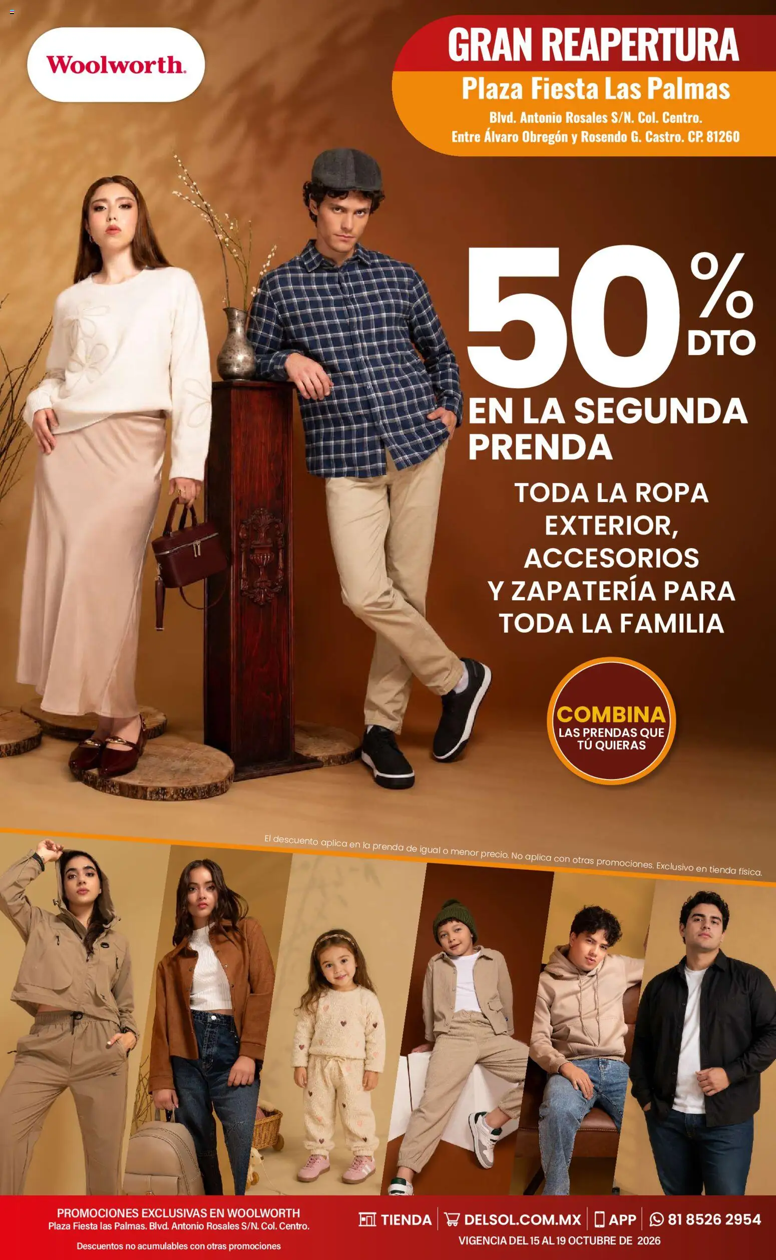 Nuevas ofertas de Del Sol y Woolworth válidas en toda la República Mexicana desde el 15/10/2026. ¡Encuentra las mejores ofertas en Del Sol y Woolworth catálogo 5 Días de Grandes Promociones - Los Mochis! | Página: 3