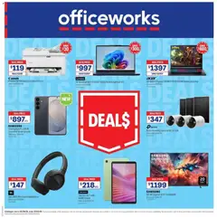 Preview of Officeworks Deals - valid from 08/09/2026