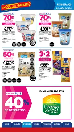 Vista previa La Anonima catálogo válido desde el 04.06.2026 | Página: 15 | Productos: Leche, Queso, Jamón, Salame