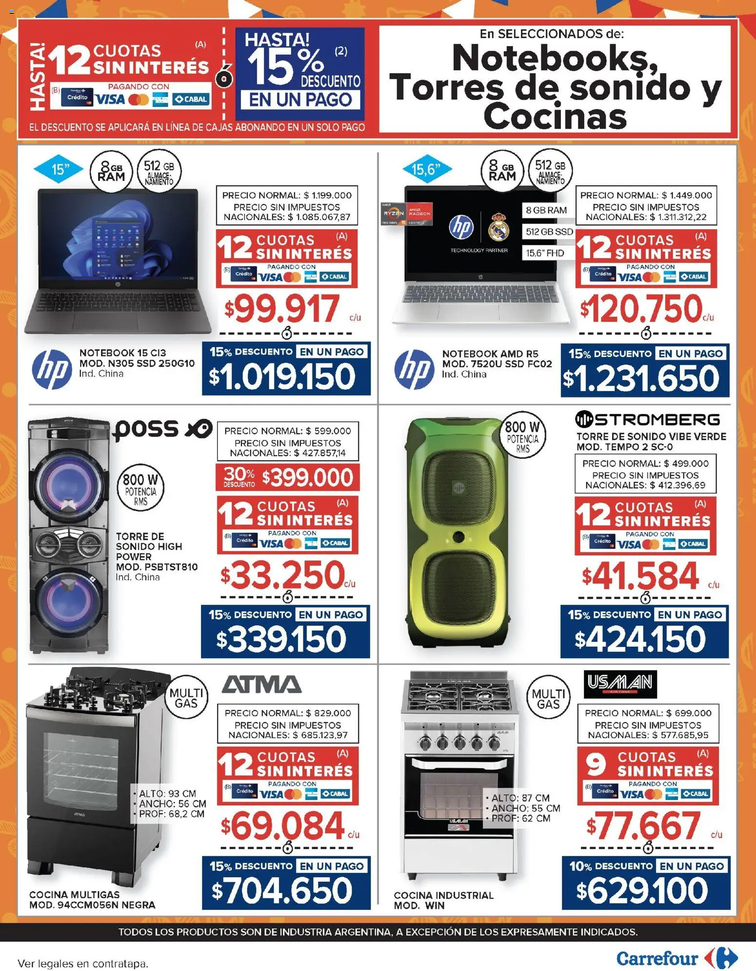Carrefour ofertas │ válido desde el 21/07/2026 | Página: 29 | Productos: Cocina, Notebook
